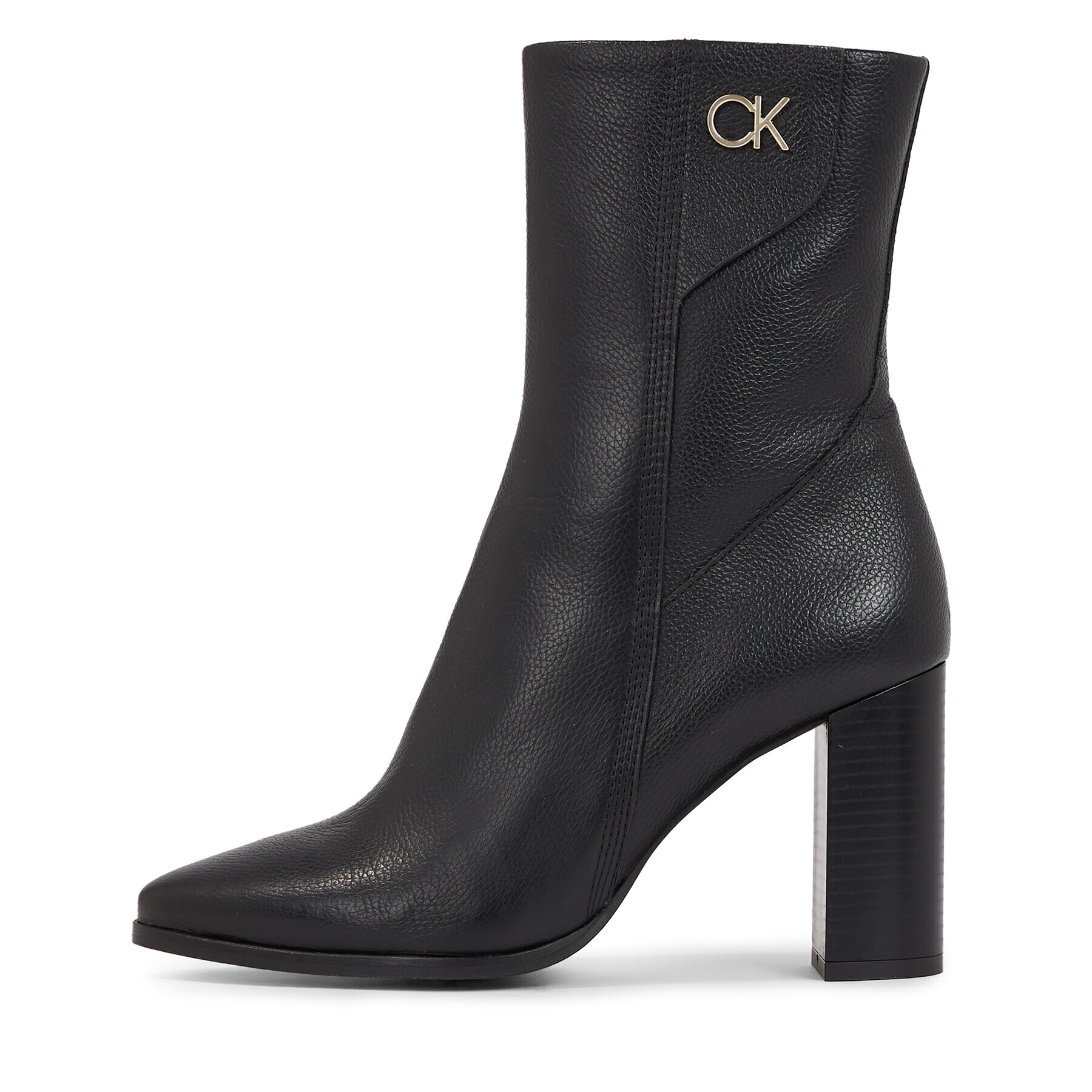 Calvin Klein Polokozačky Cup Heel Ankle Boot W/Hw 80 HW0HW01750 Černá - Pepit.cz