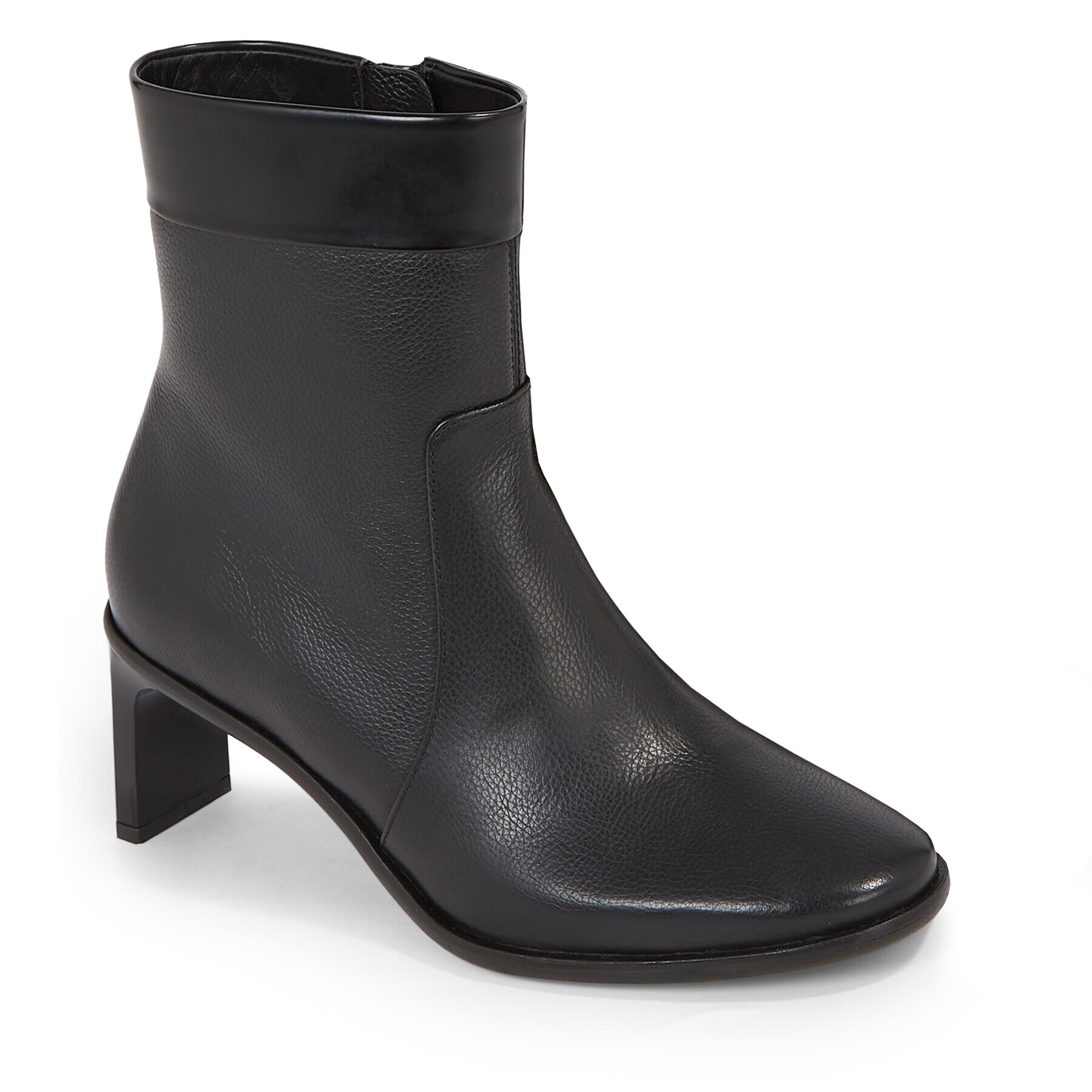 Calvin Klein Polokozačky Curved Stil Ankle Boot 55 HW0HW01889 Černá - Pepit.cz