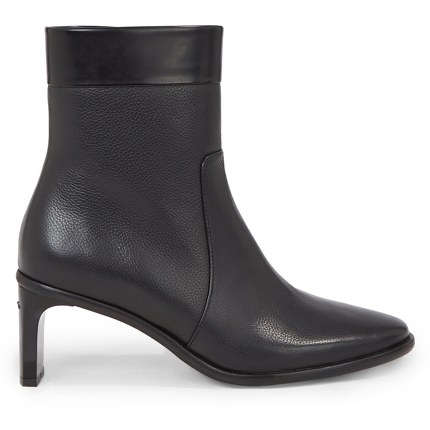 Calvin Klein Polokozačky Curved Stil Ankle Boot 55 HW0HW01889 Černá - Pepit.cz