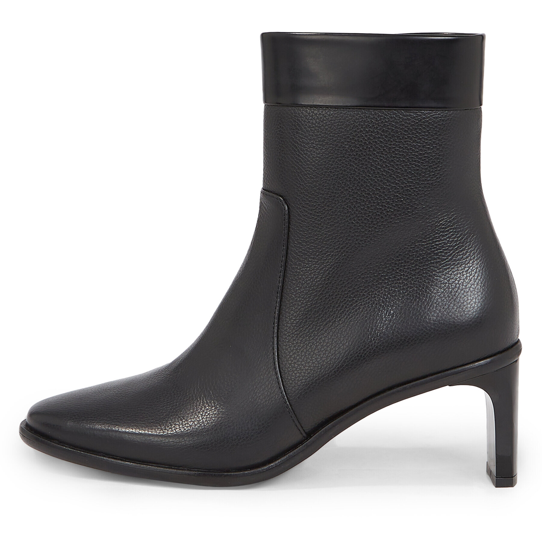 Calvin Klein Polokozačky Curved Stil Ankle Boot 55 HW0HW01889 Černá - Pepit.cz