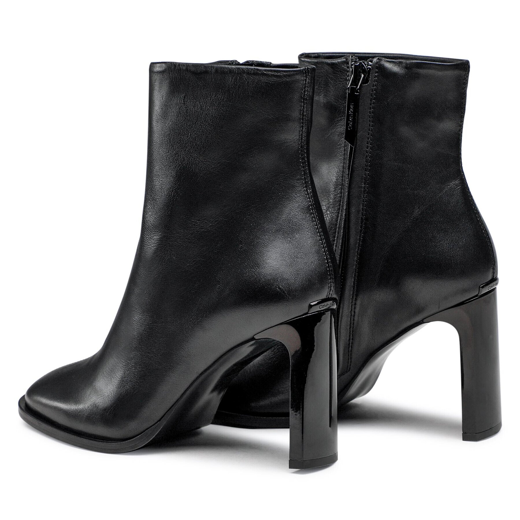 Calvin Klein Polokozačky Curved Stil Ankle Boot 80 HW0HW01541 Černá - Pepit.cz