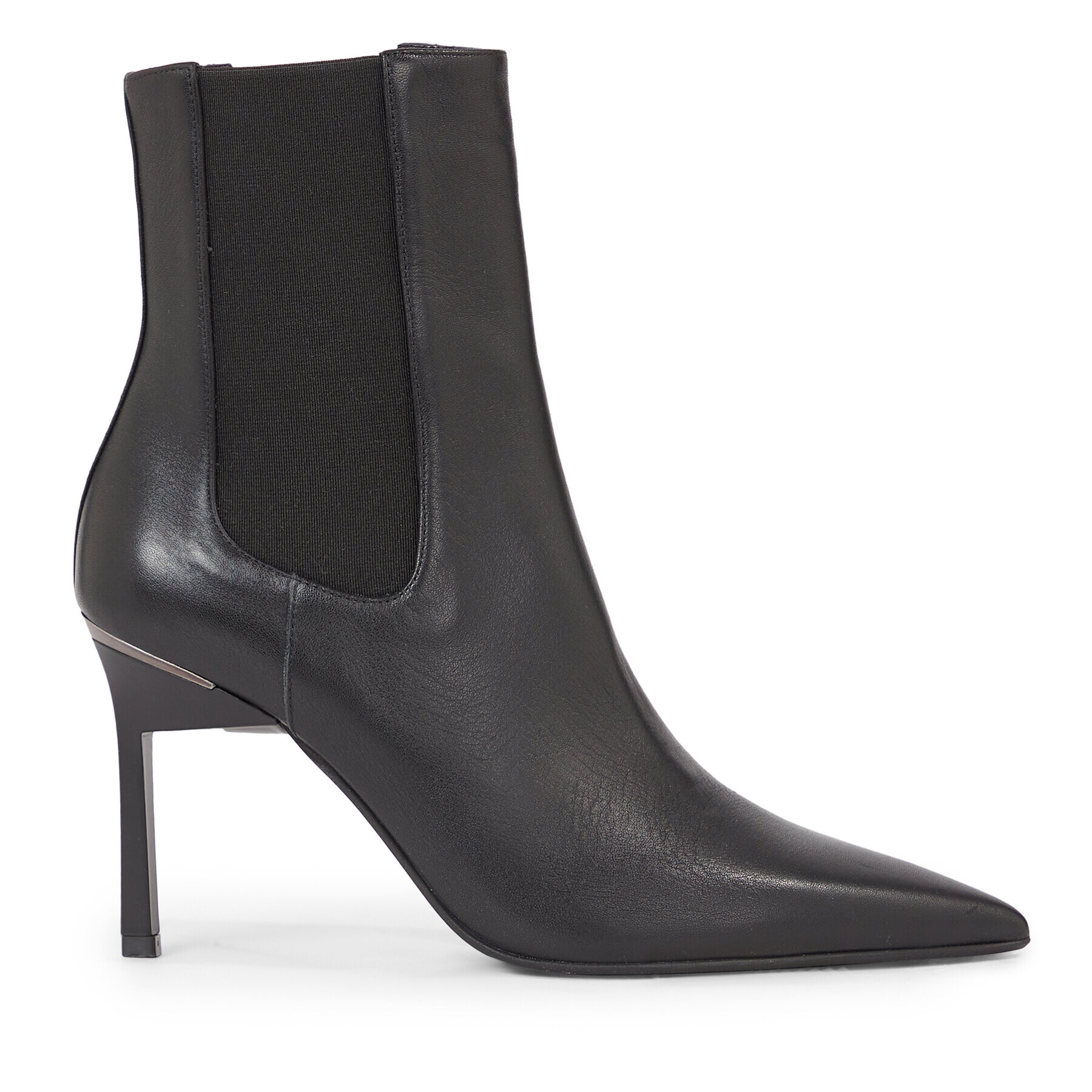 Calvin Klein Polokozačky Geo Stiletto Chelsea Boot 90 HW0HW01708 Černá - Pepit.cz