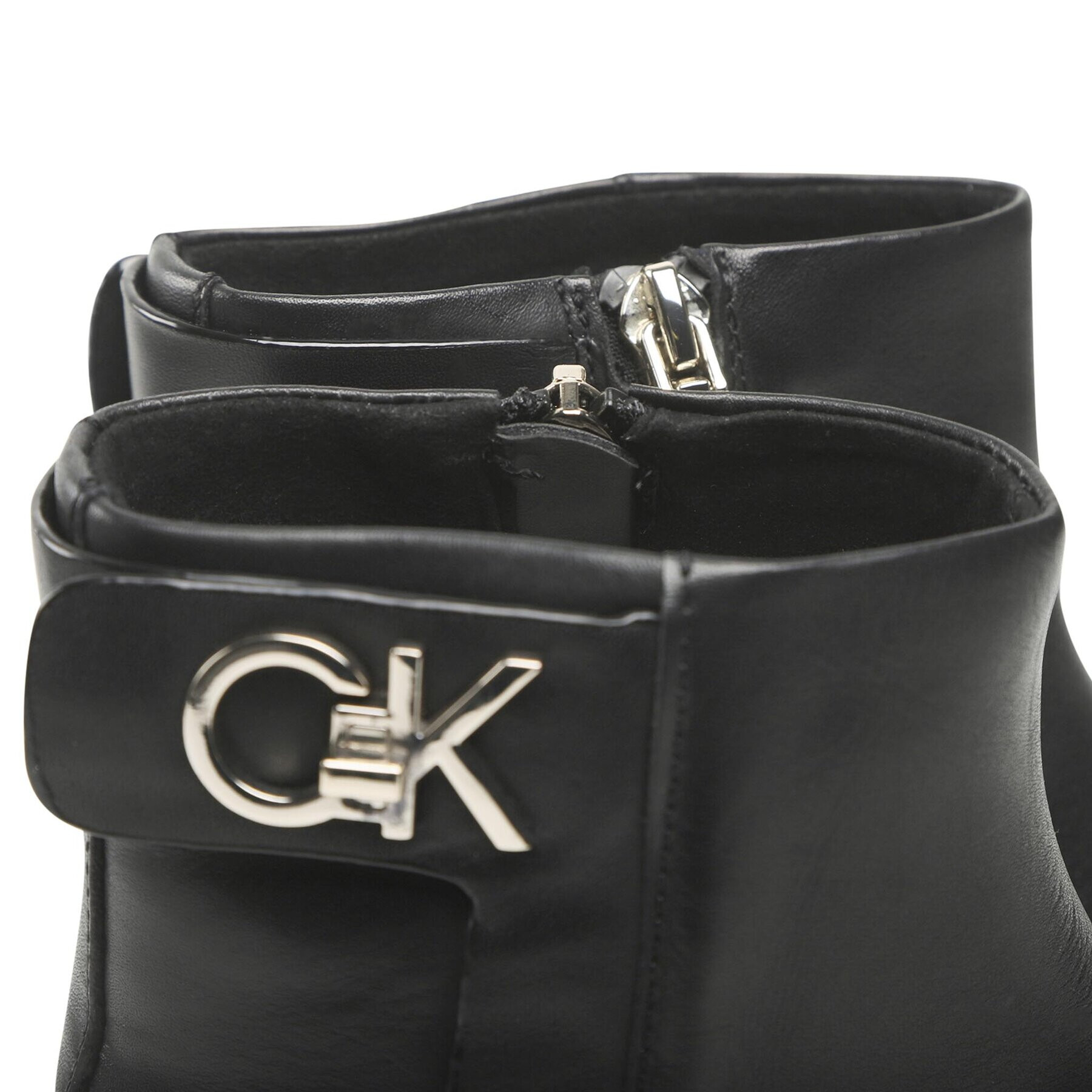 Calvin Klein Polokozačky Rubber Sole Ankle Boot HW0HW01258 Černá - Pepit.cz