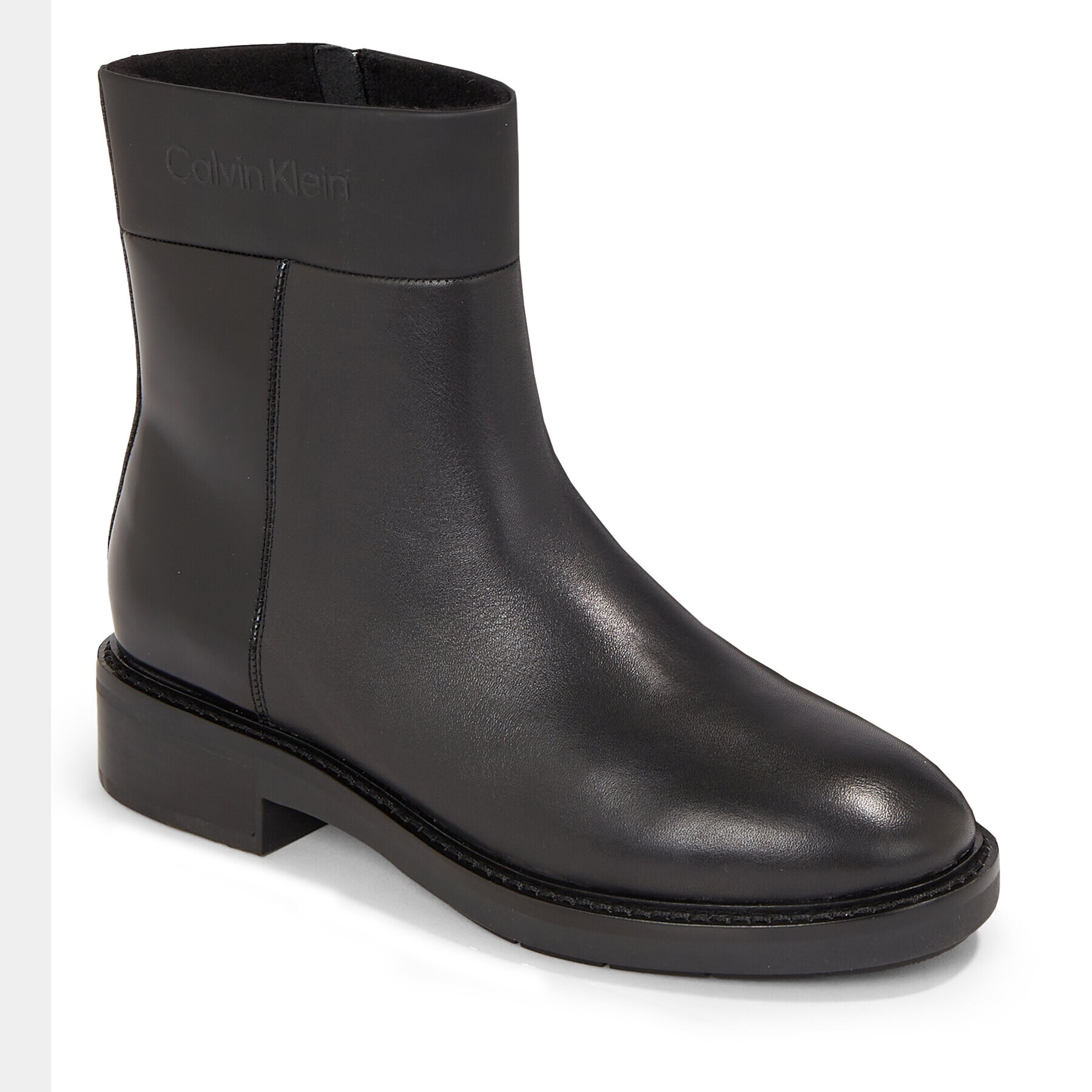 Calvin Klein Polokozačky Rubber Sole Ankle Boot Lg Wl HW0HW01700 Černá - Pepit.cz