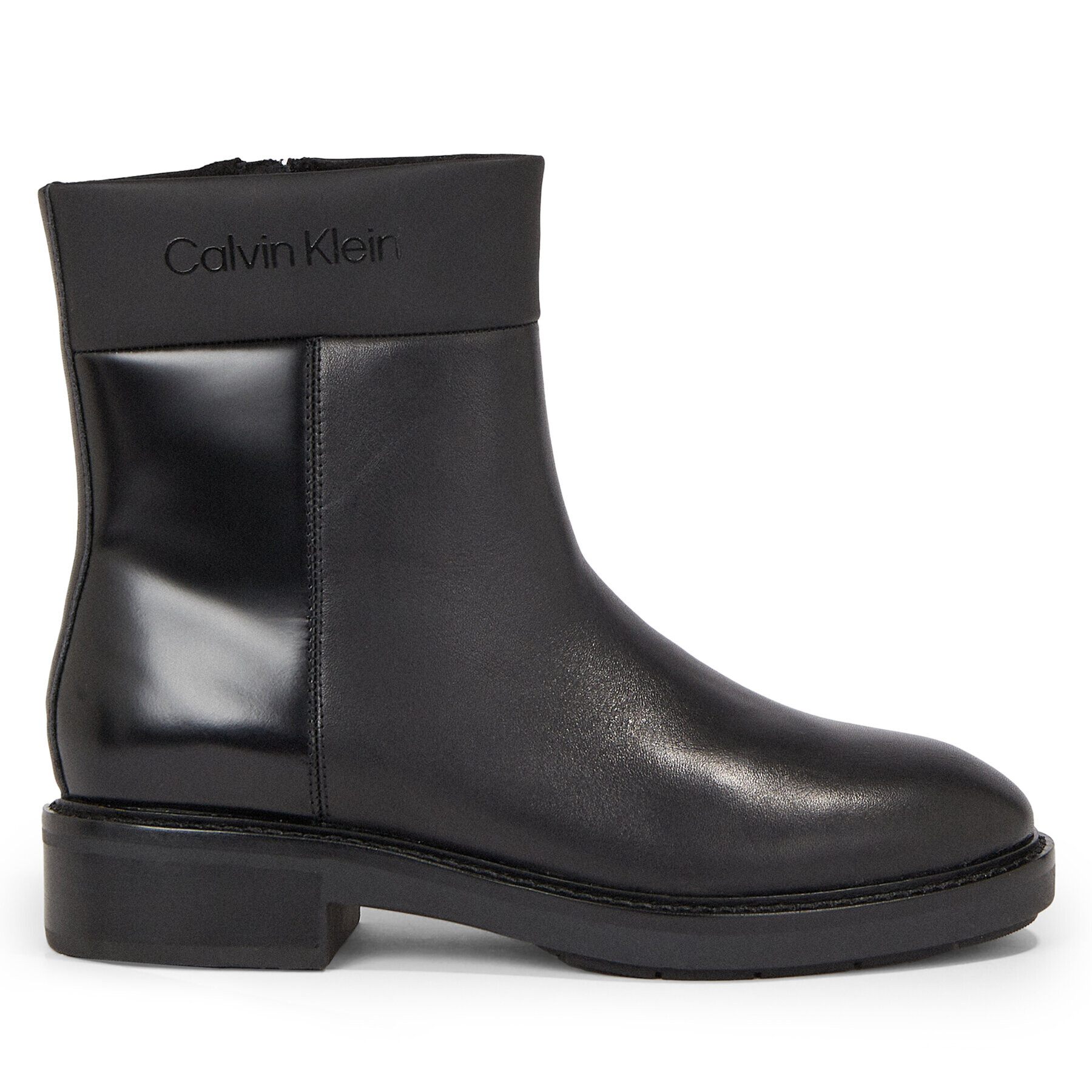 Calvin Klein Polokozačky Rubber Sole Ankle Boot Lg Wl HW0HW01700 Černá - Pepit.cz