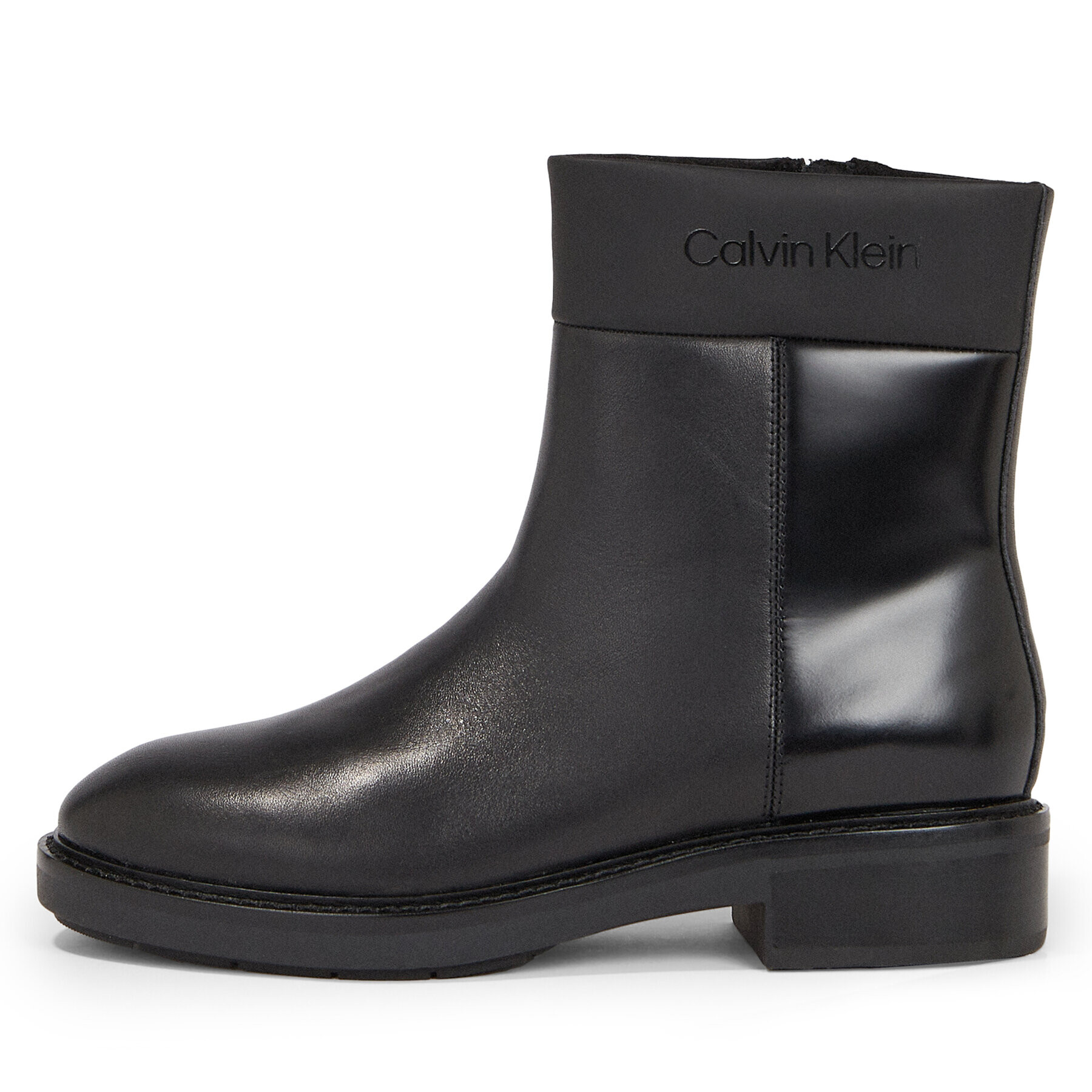 Calvin Klein Polokozačky Rubber Sole Ankle Boot Lg Wl HW0HW01700 Černá - Pepit.cz