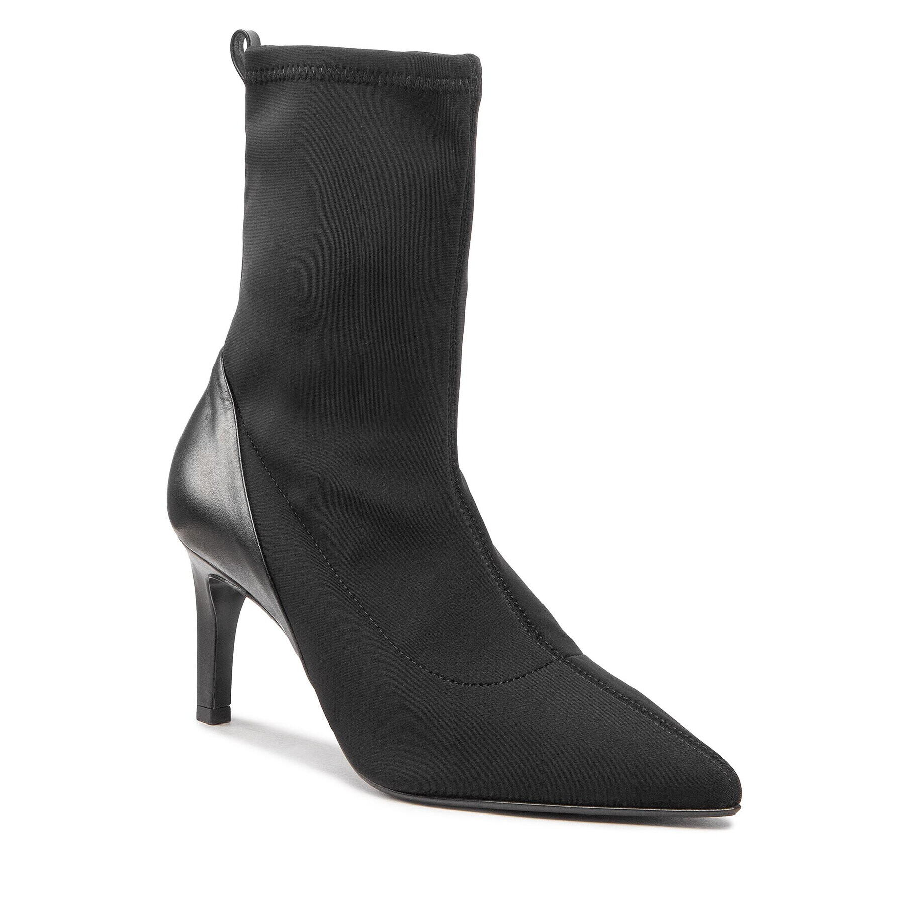 Calvin Klein Polokozačky Sock Ankle Boot 70- L/Neop HW0HW01306 Černá - Pepit.cz