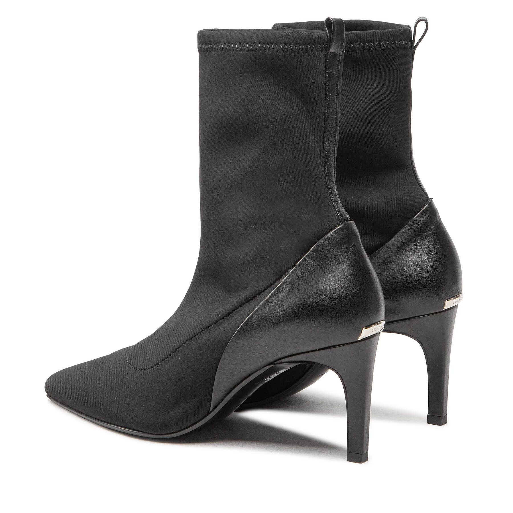 Calvin Klein Polokozačky Sock Ankle Boot 70- L/Neop HW0HW01306 Černá - Pepit.cz