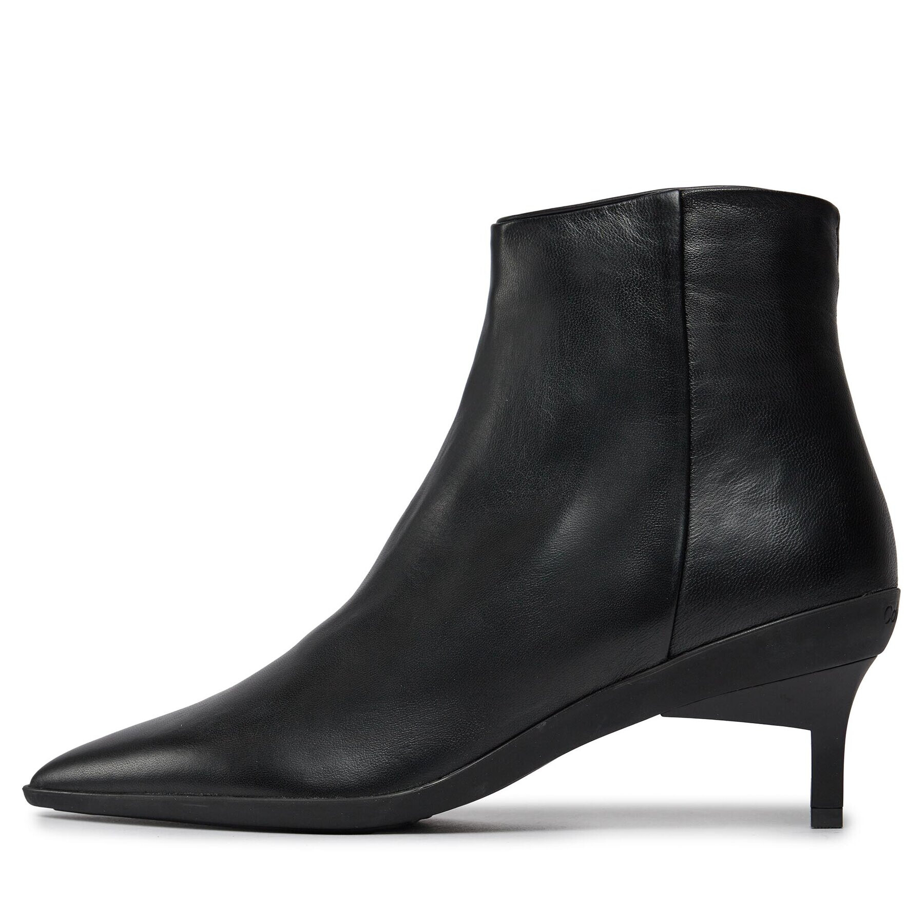 Calvin Klein Polokozačky Wrapped Stil Ankle Boot 50 HW0HW01838 Černá - Pepit.cz