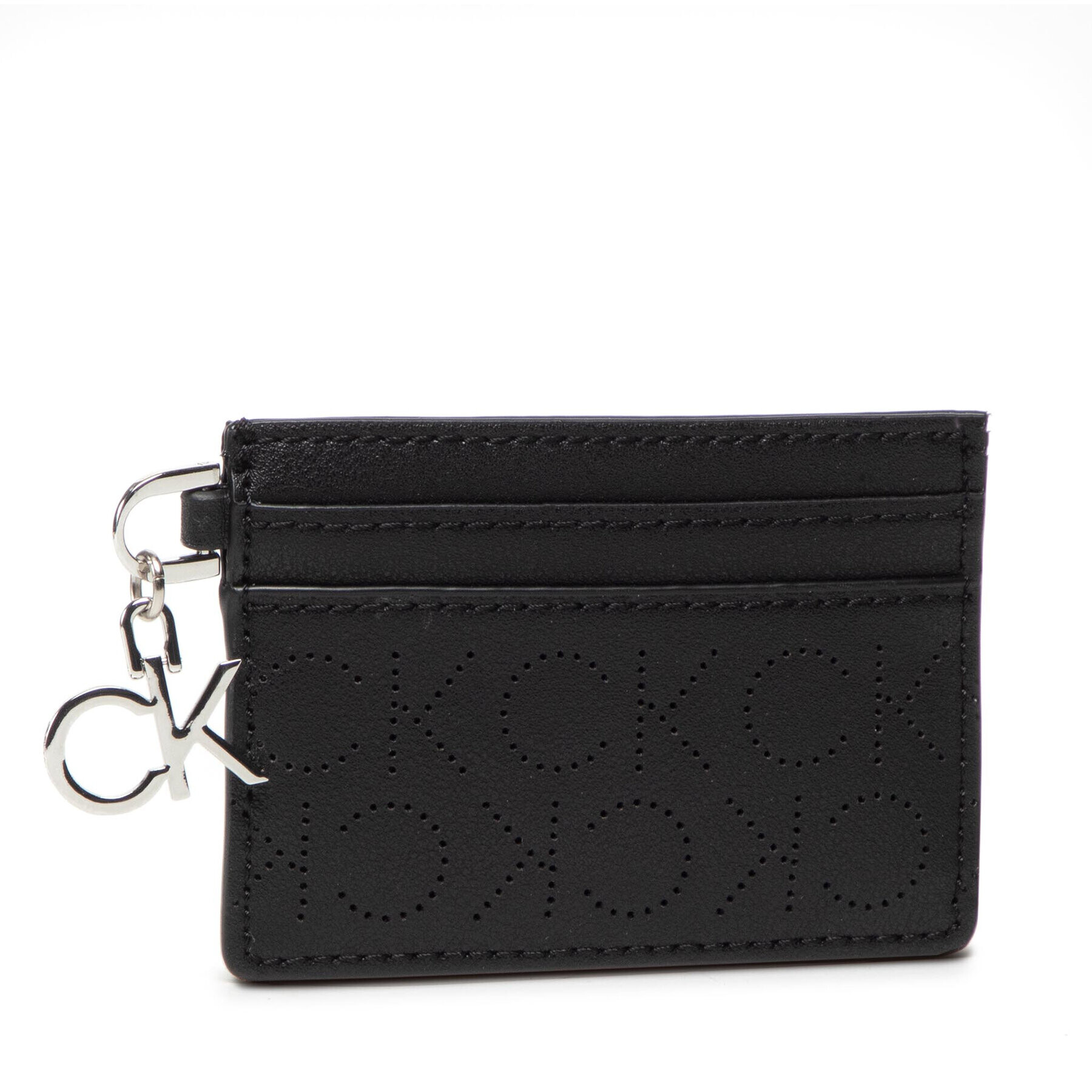 Calvin Klein Pouzdro na kreditní karty Re-Lock Cardholder W/Charm Perf K60K609491 Černá - Pepit.cz