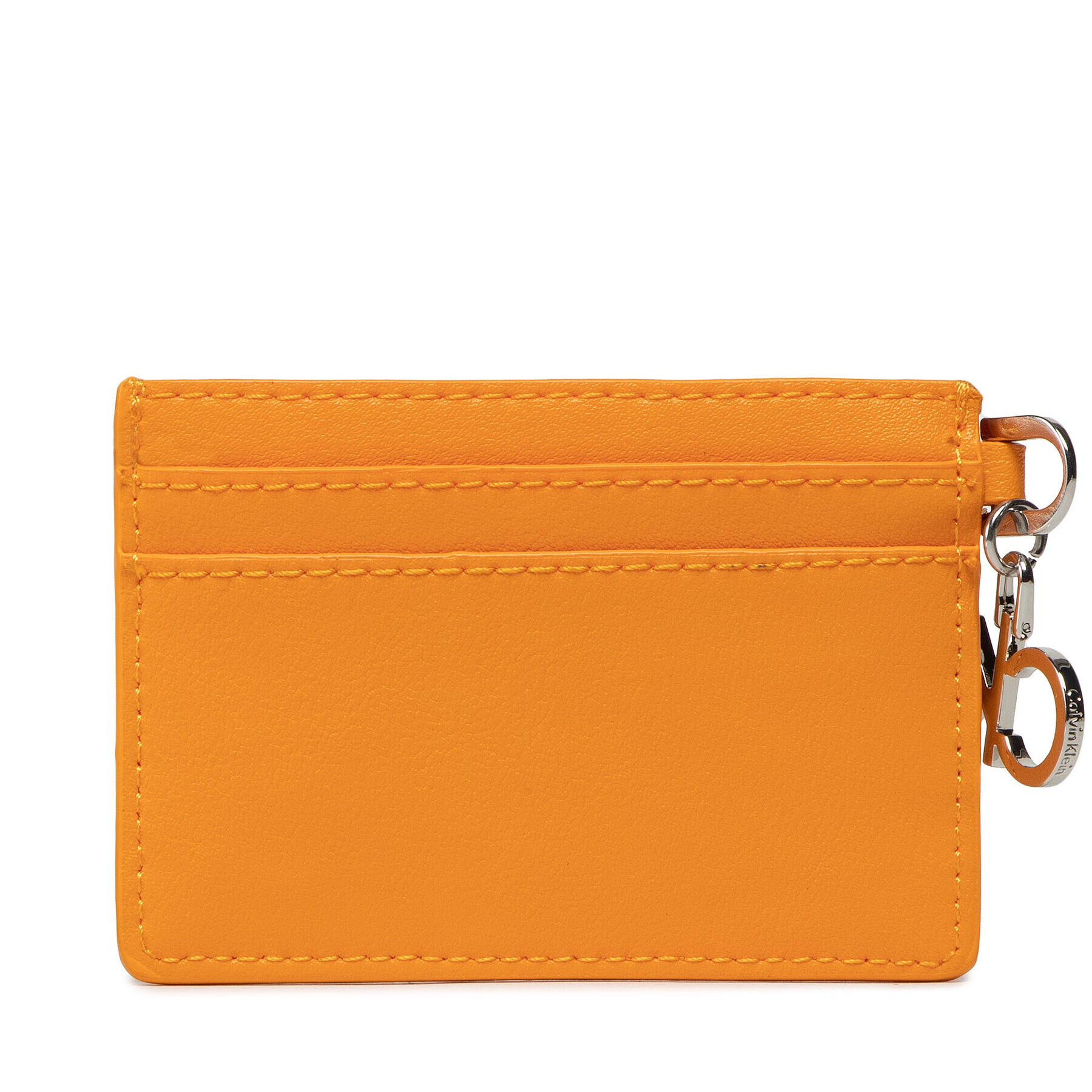 Calvin Klein Pouzdro na kreditní karty Re-Lock Cardholder With Charm K60K609135 Oranžová - Pepit.cz