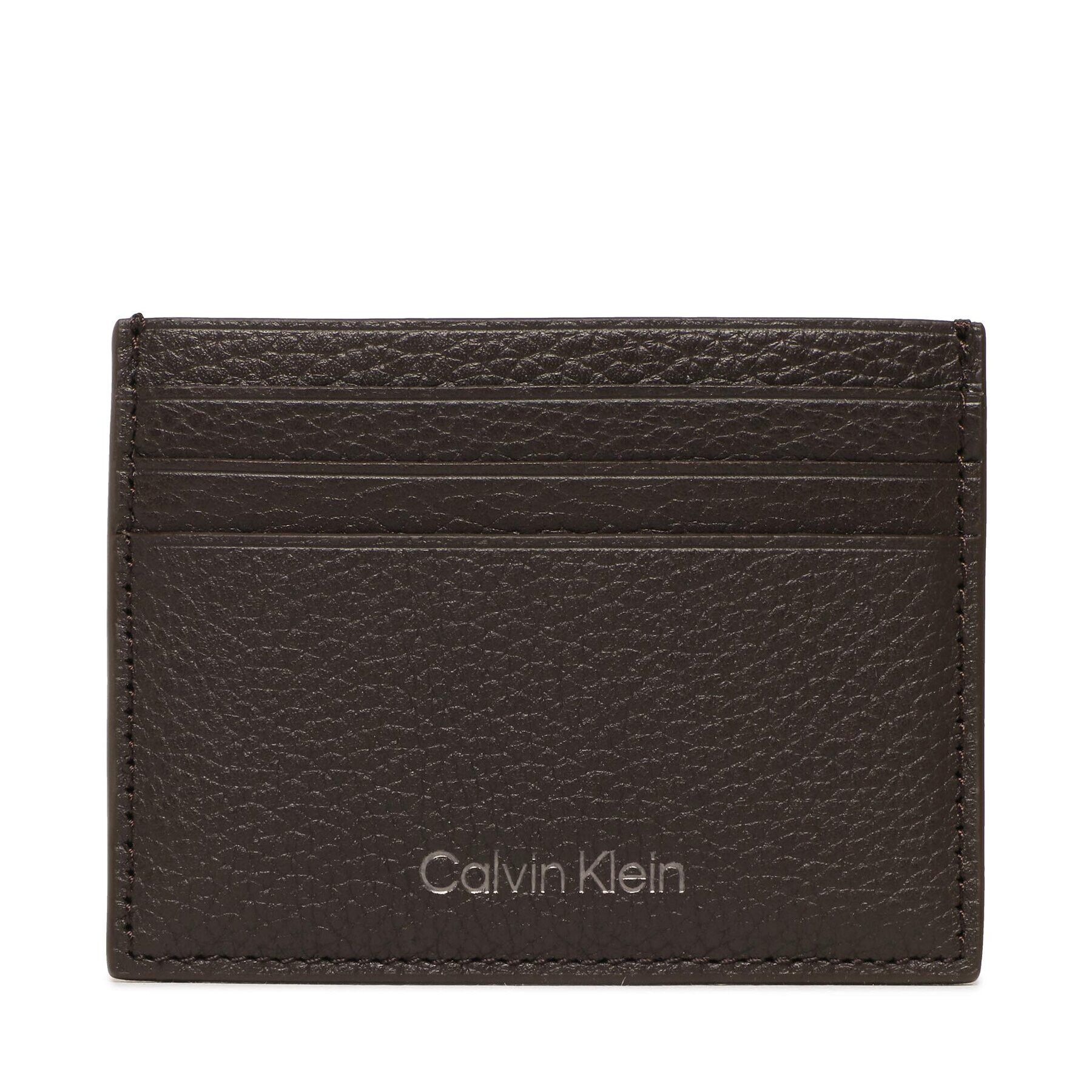 Calvin Klein Pouzdro na kreditní karty Warmth Cardholder 6Cc K50K507389 Hnědá - Pepit.cz