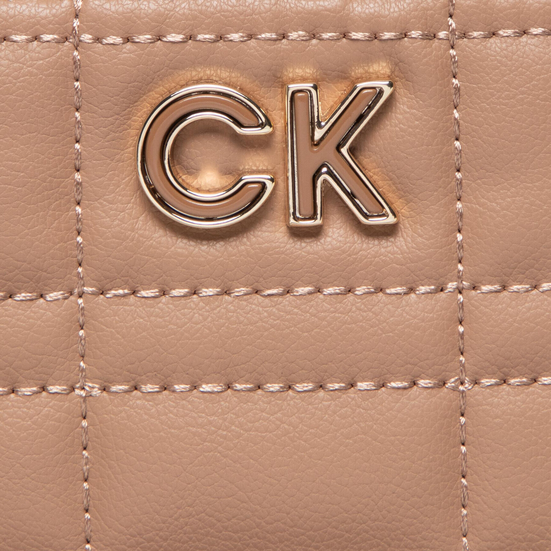 Calvin Klein Pouzdro na mobil Re-Lock Quilt Phone Puch K60K609911 Hnědá - Pepit.cz