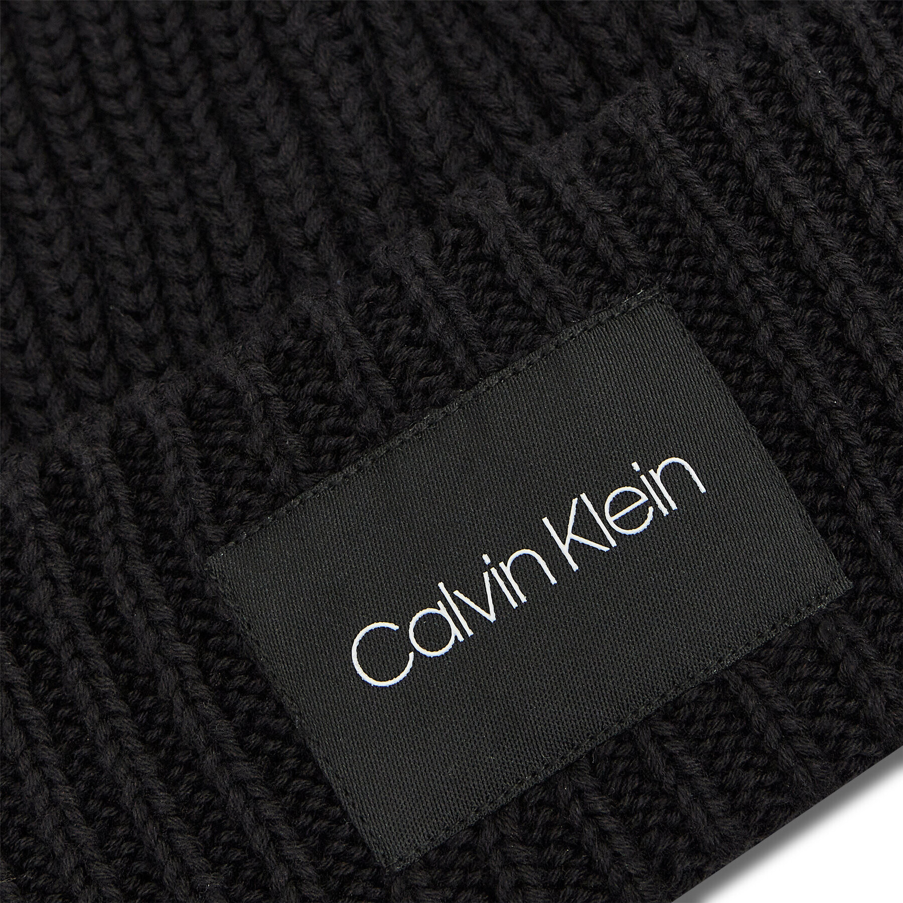 Calvin Klein Sada čepice a šál Contrast Edge Beanie Scarf K50K507499 Černá - Pepit.cz