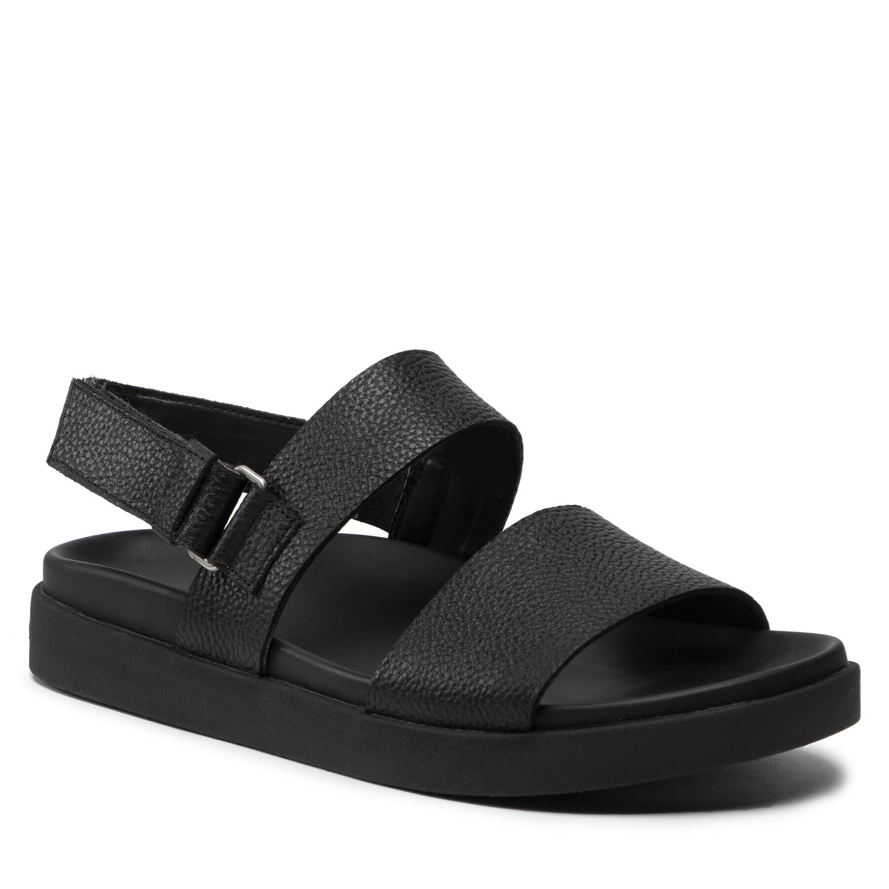 Calvin Klein Sandály Back Strap Sandal Lth HM0HM00468 Černá - Pepit.cz