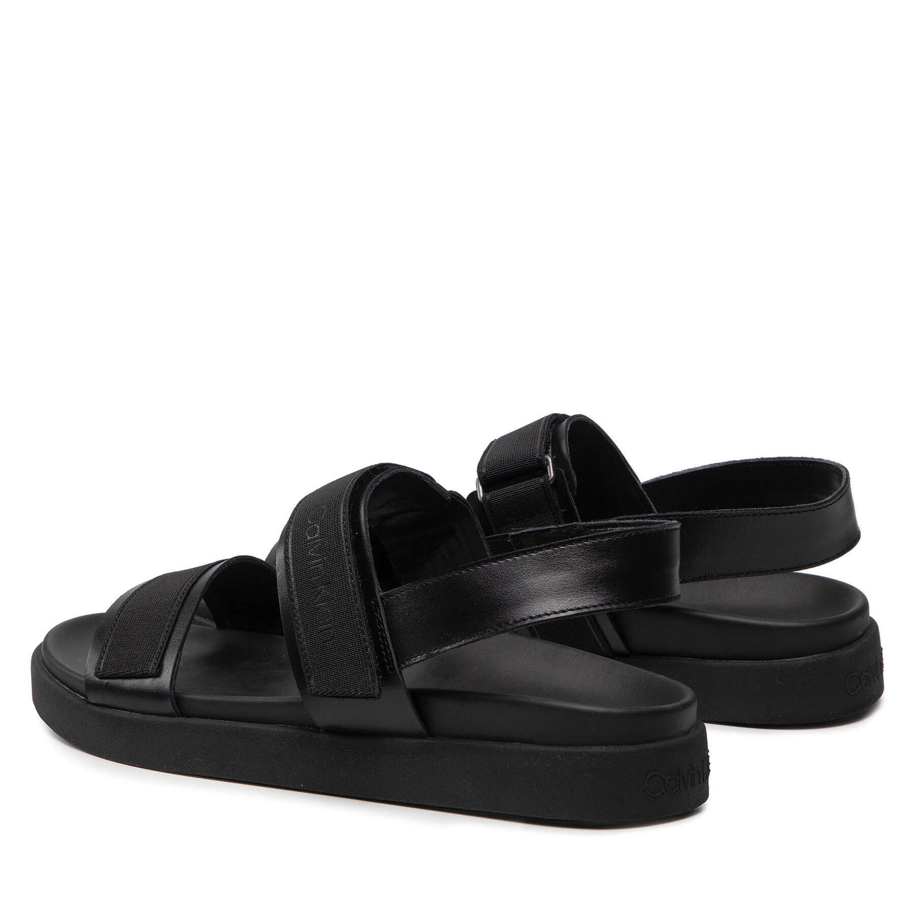 Calvin Klein Sandály Back Strap Sandal Wb HM0HM00466 Černá - Pepit.cz