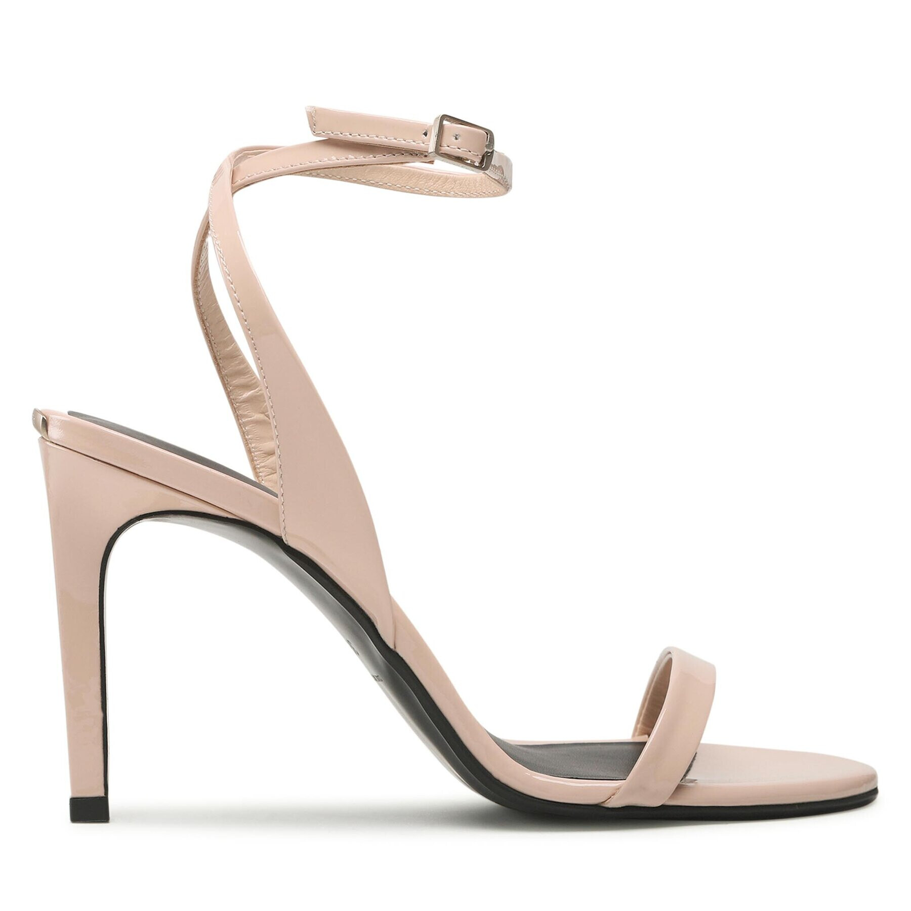 Calvin Klein Sandály Stiletto Sandal 90- Patent HW0HW01632 Béžová - Pepit.cz