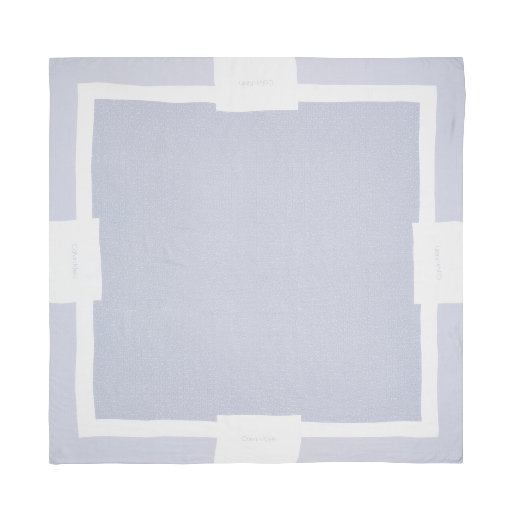 Calvin Klein Šátek Geo Minimal Scarf 130X130 K60K610227 Modrá - Pepit.cz