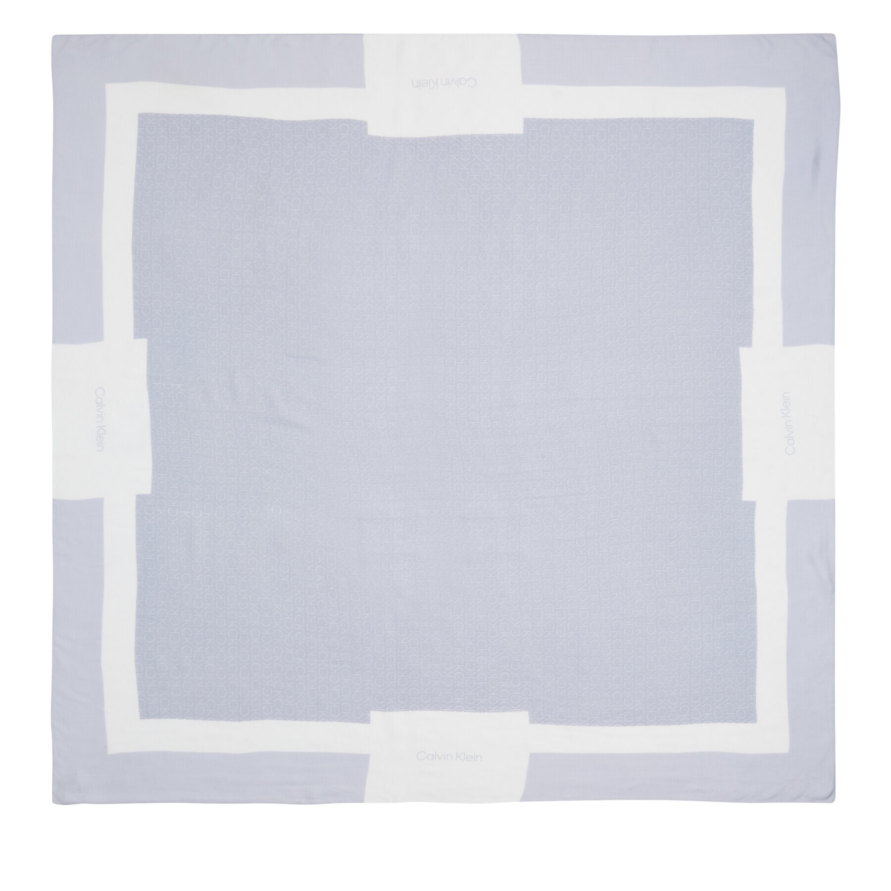 Calvin Klein Šátek Geo Minimal Scarf 130X130 K60K610227 Modrá - Pepit.cz