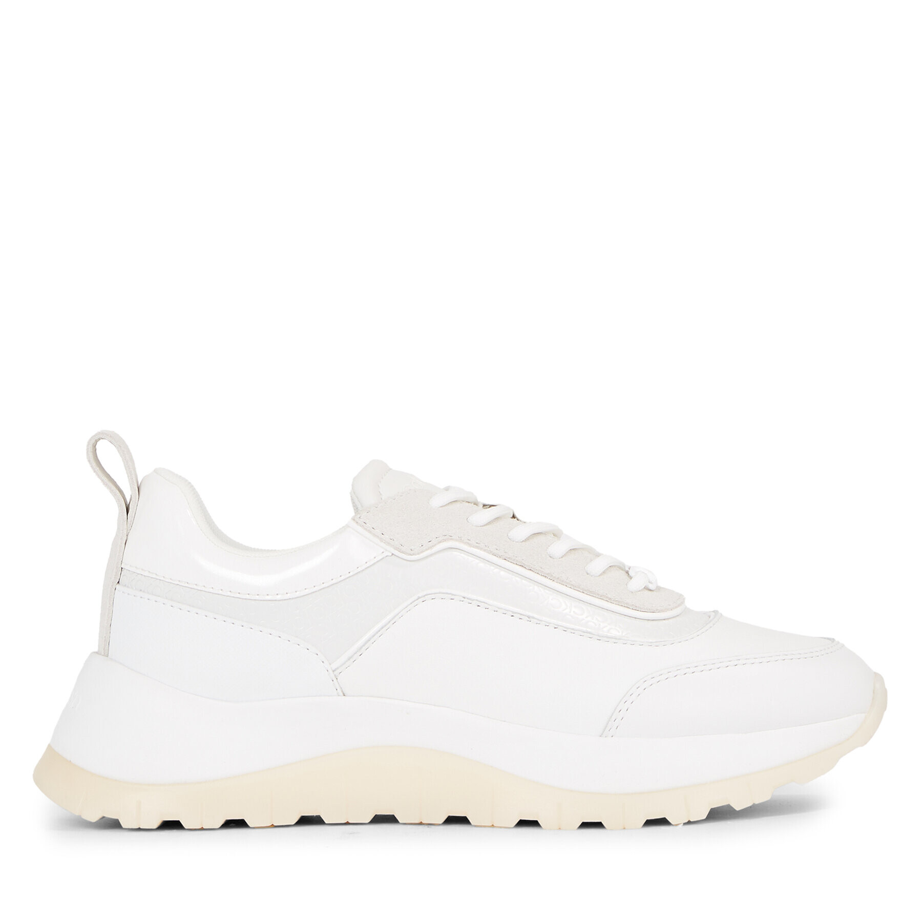 Calvin Klein Sneakersy 2 Piece Runner S Lace Up-Nano Mn HW0HW01644 Bílá - Pepit.cz