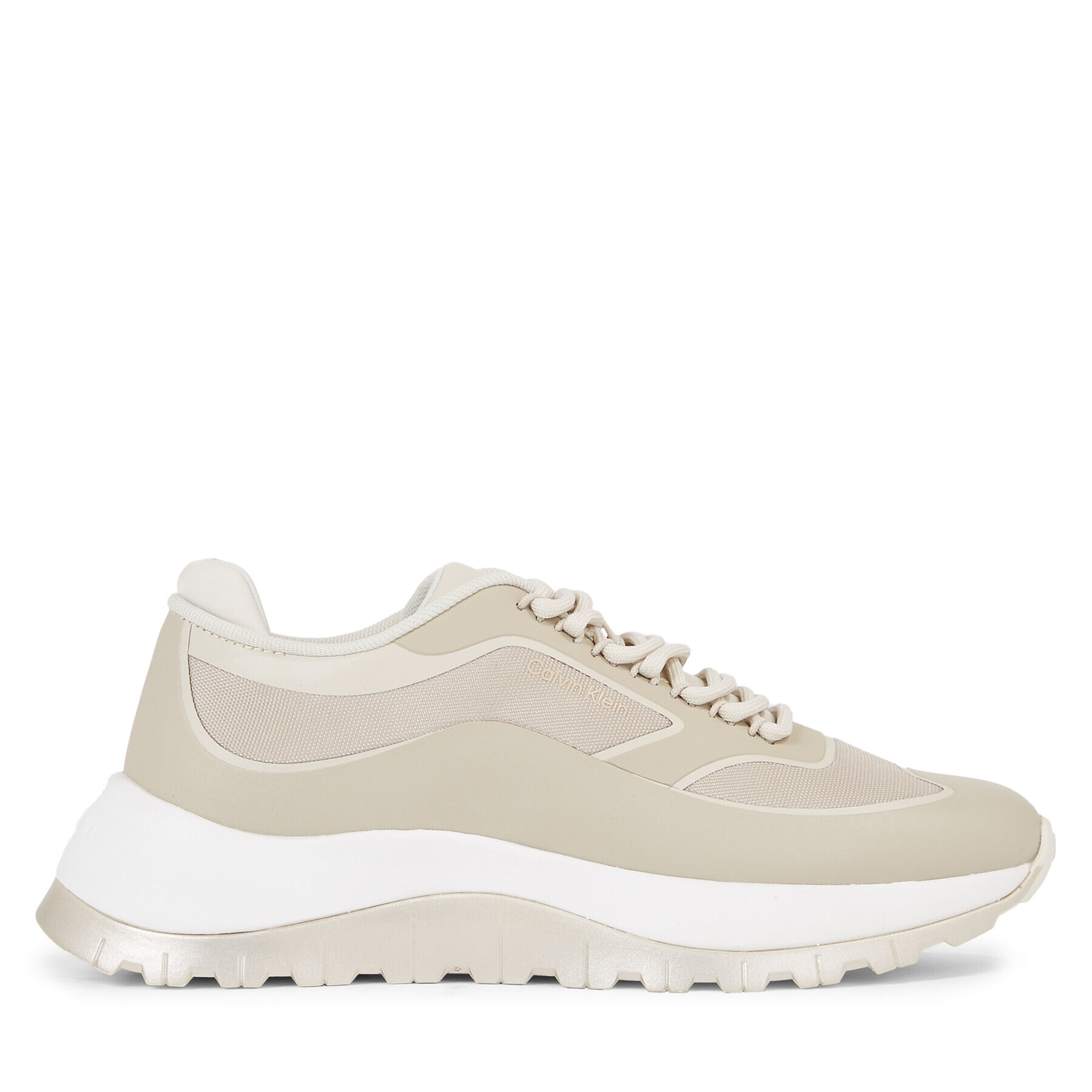 Calvin Klein Sneakersy 2 Piece Sole Runner Lace Up HW0HW01640 Hnědá - Pepit.cz