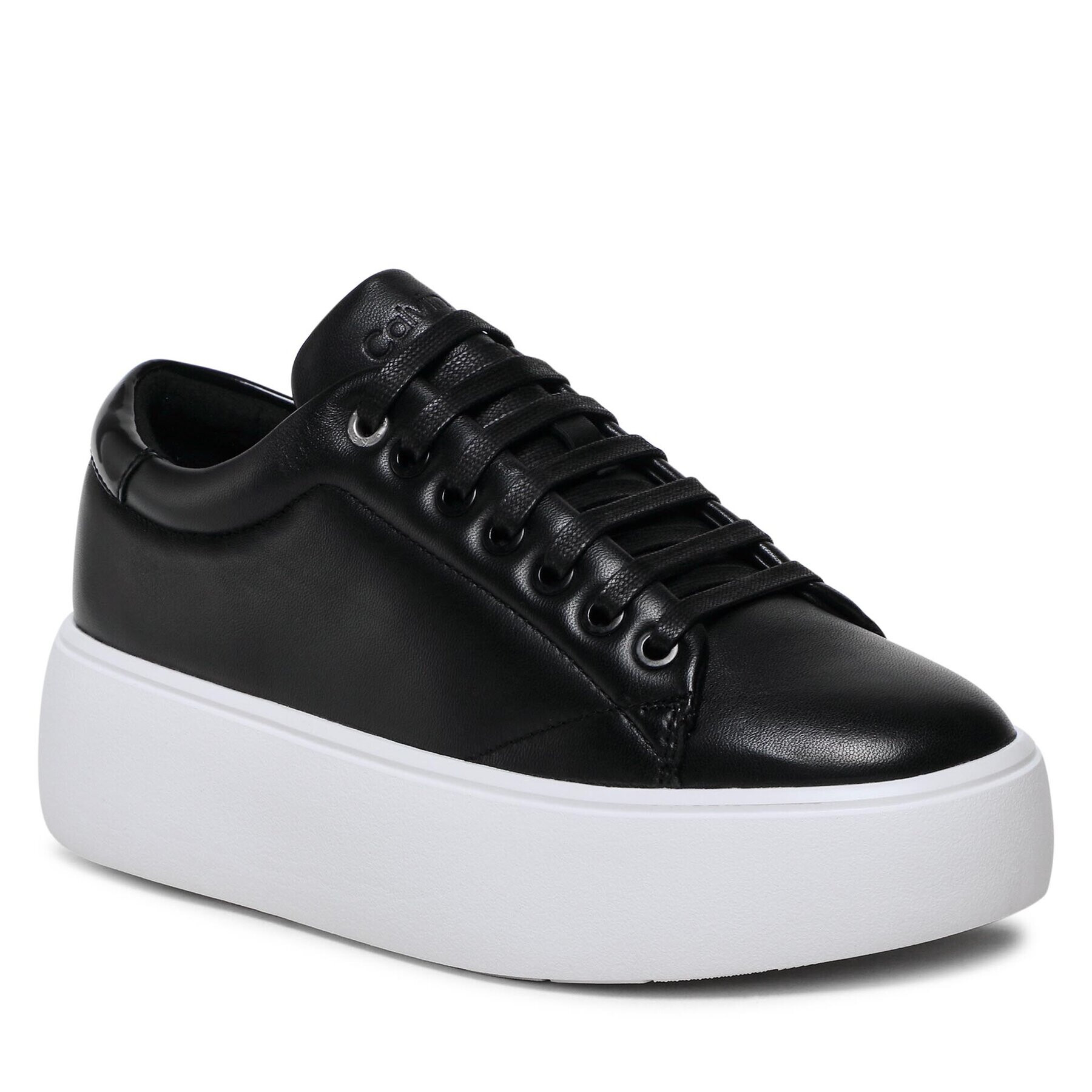 Calvin Klein Sneakersy Bubble Cupsole Lace Up HW0HW01356 Černá - Pepit.cz