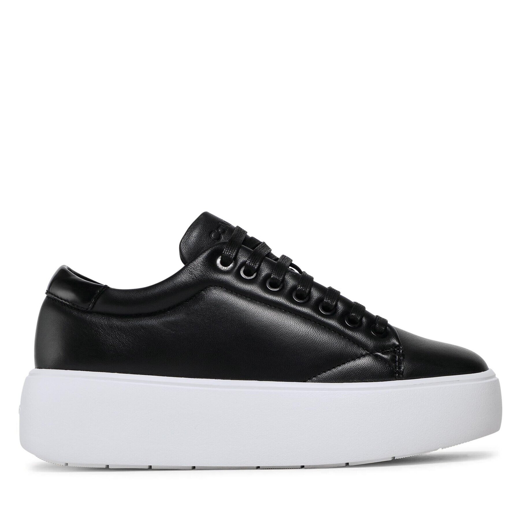 Calvin Klein Sneakersy Bubble Cupsole Lace Up HW0HW01356 Černá - Pepit.cz