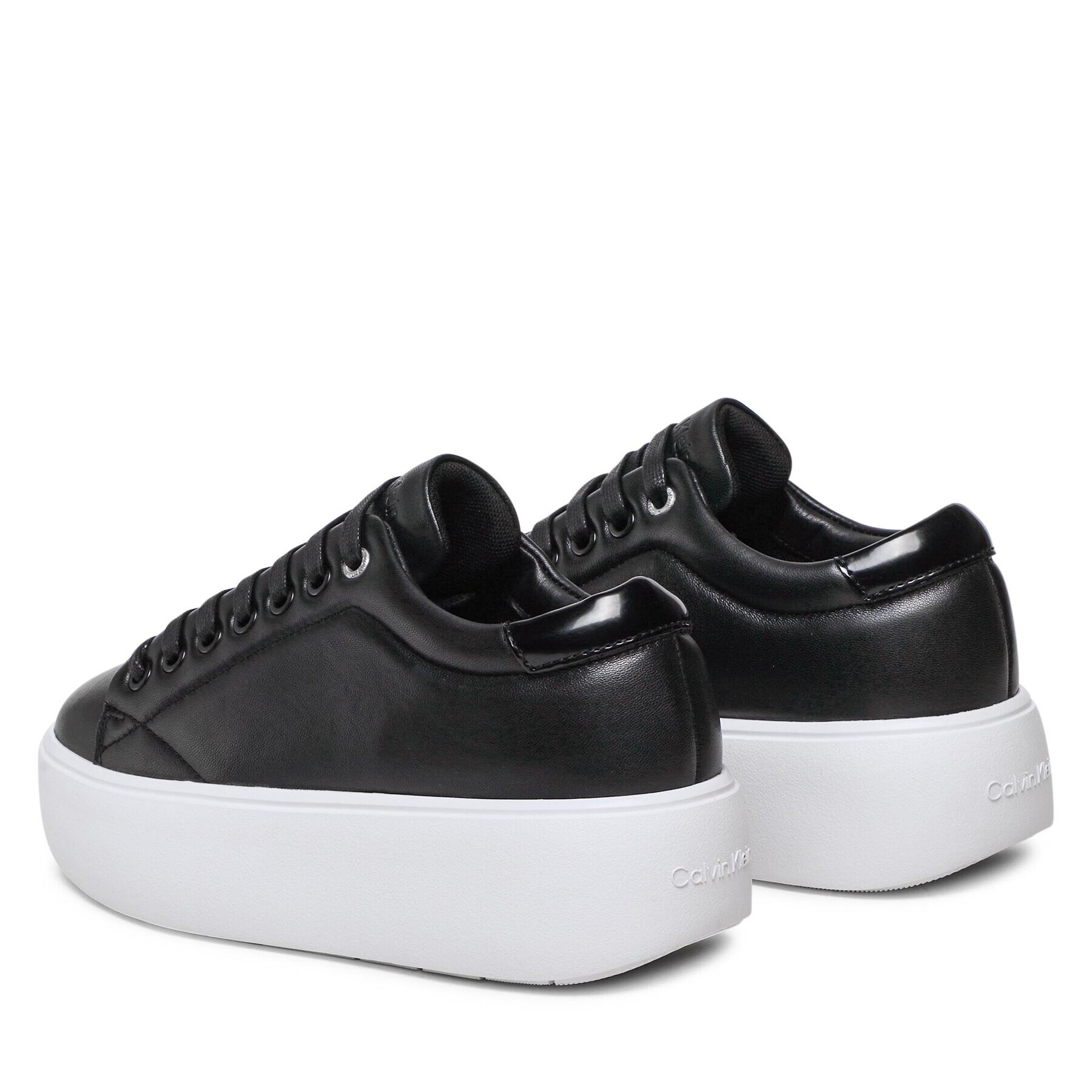 Calvin Klein Sneakersy Bubble Cupsole Lace Up HW0HW01356 Černá - Pepit.cz