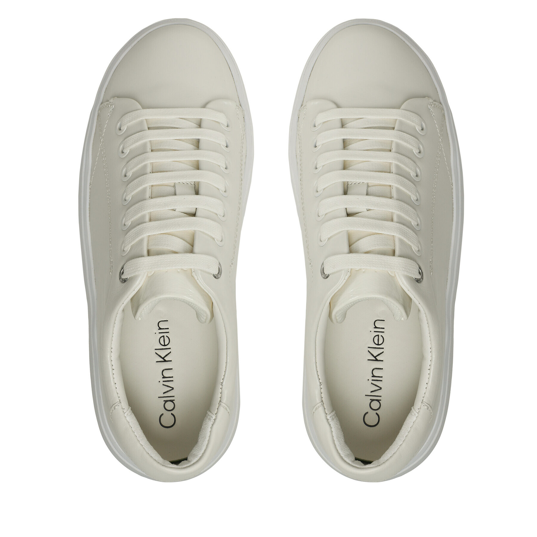 Calvin Klein Sneakersy Bubble Cupsole Lace Up HW0HW01432 Bílá - Pepit.cz