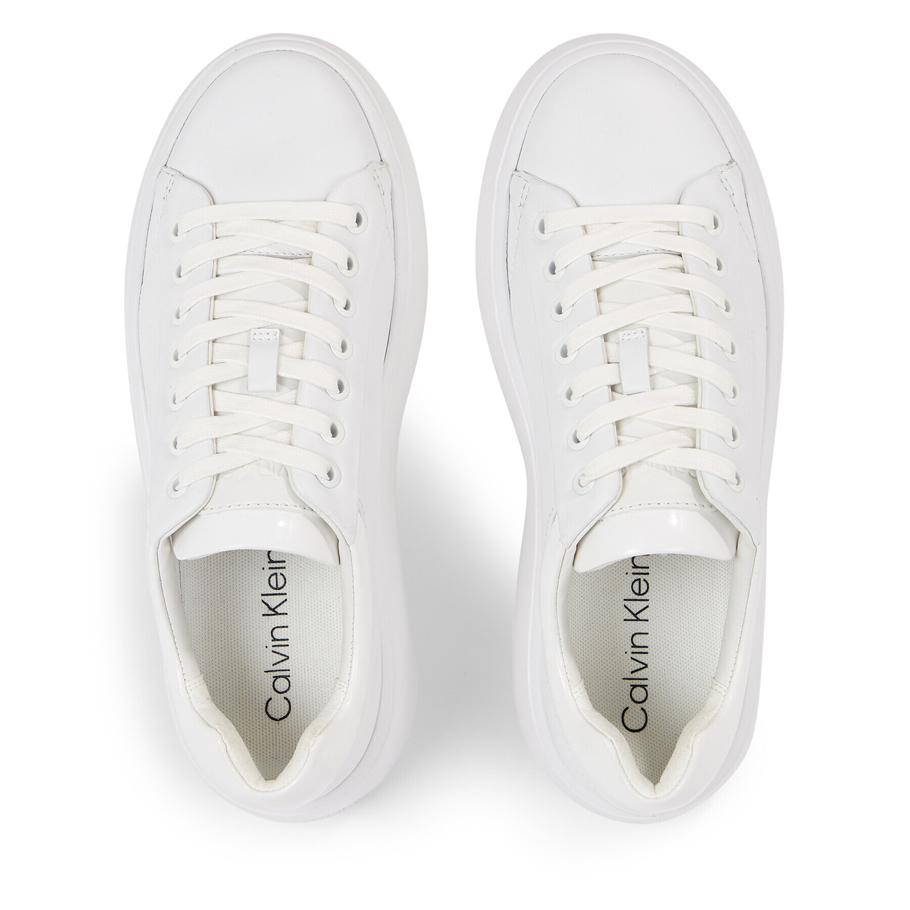 Calvin Klein Sneakersy Bubble Cupsole Lace Up HW0HW01659 Bílá - Pepit.cz