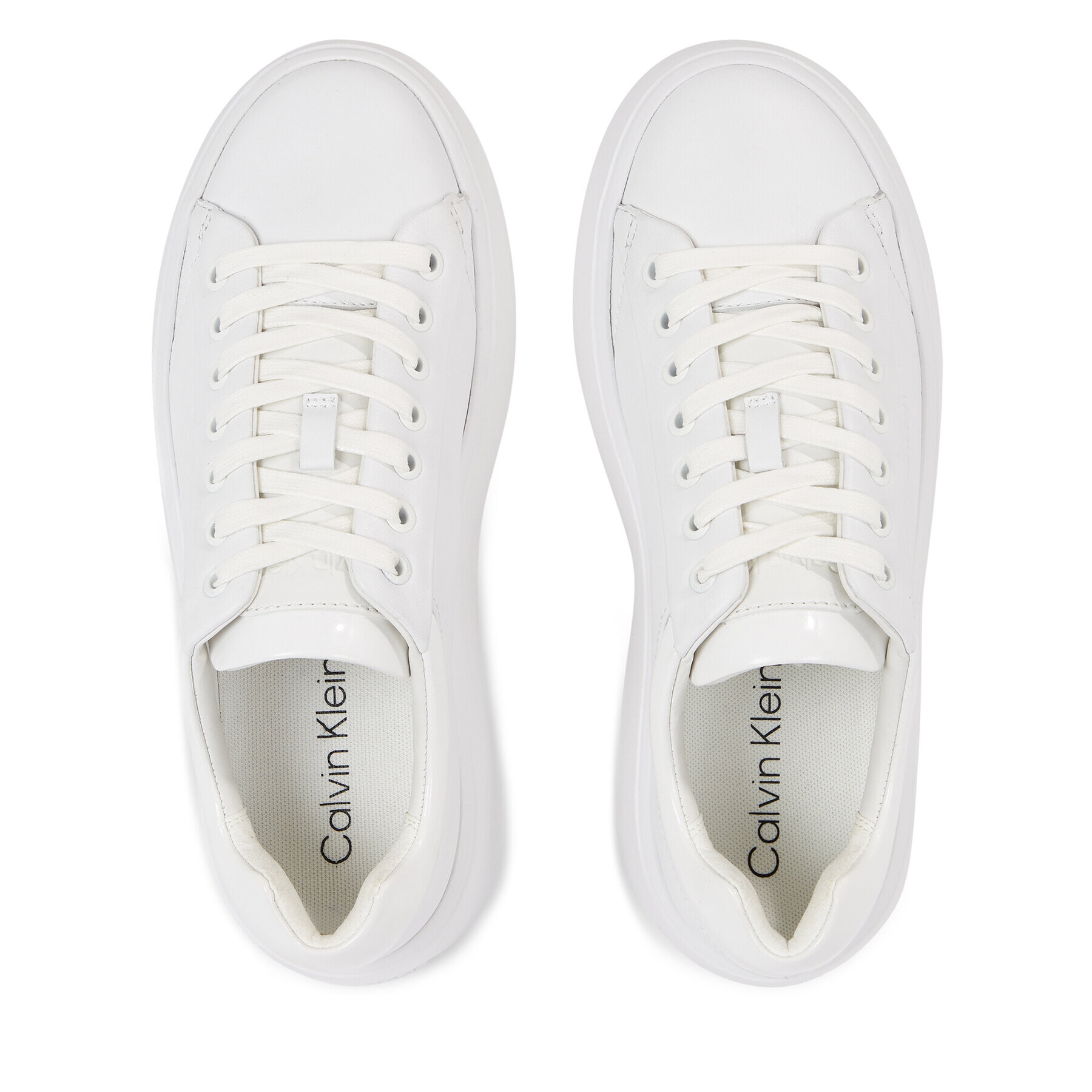 Calvin Klein Sneakersy Bubble Cupsole Lace Up HW0HW01659 Bílá - Pepit.cz