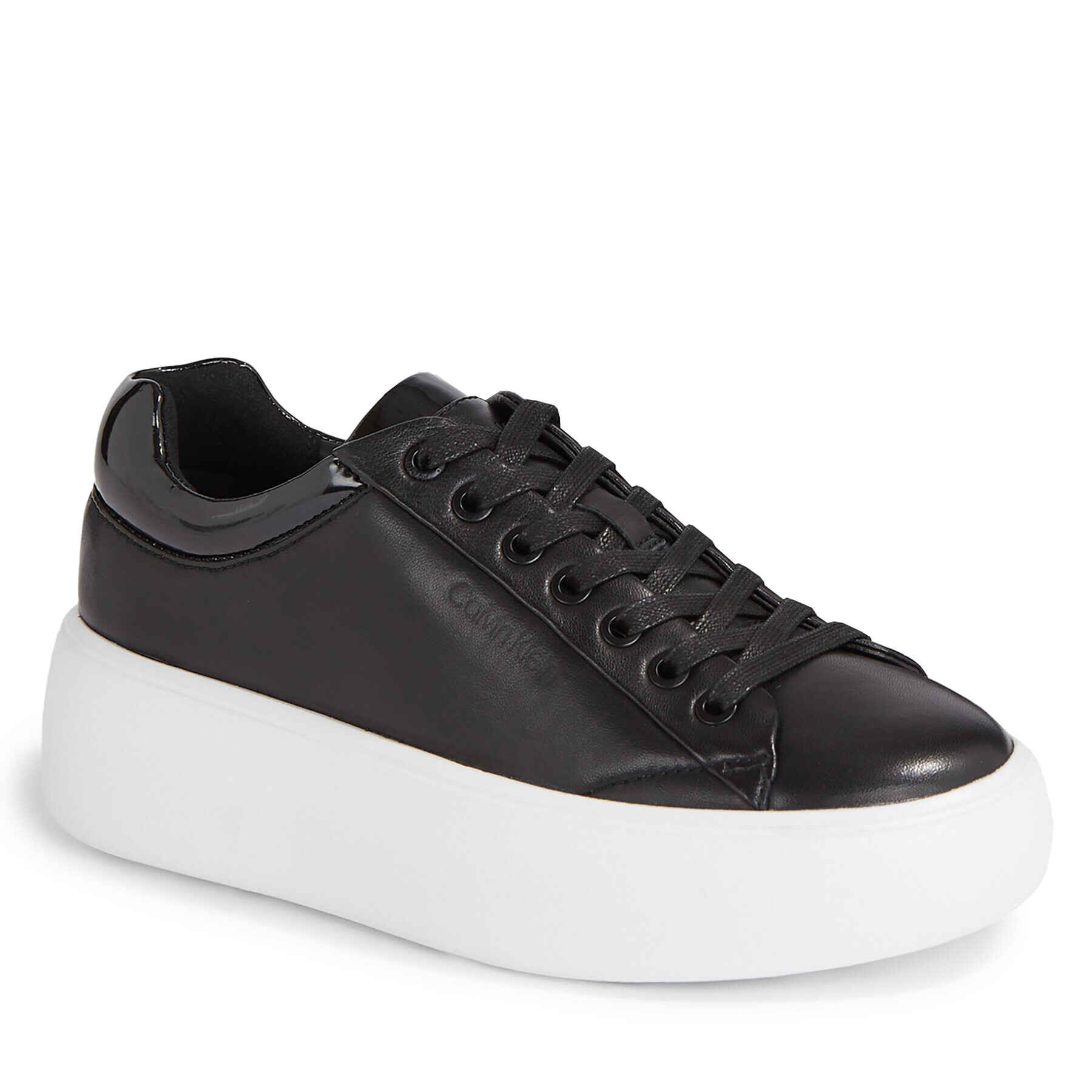 Calvin Klein Sneakersy Bubble Cupsole Lace Up HW0HW01659 Černá - Pepit.cz