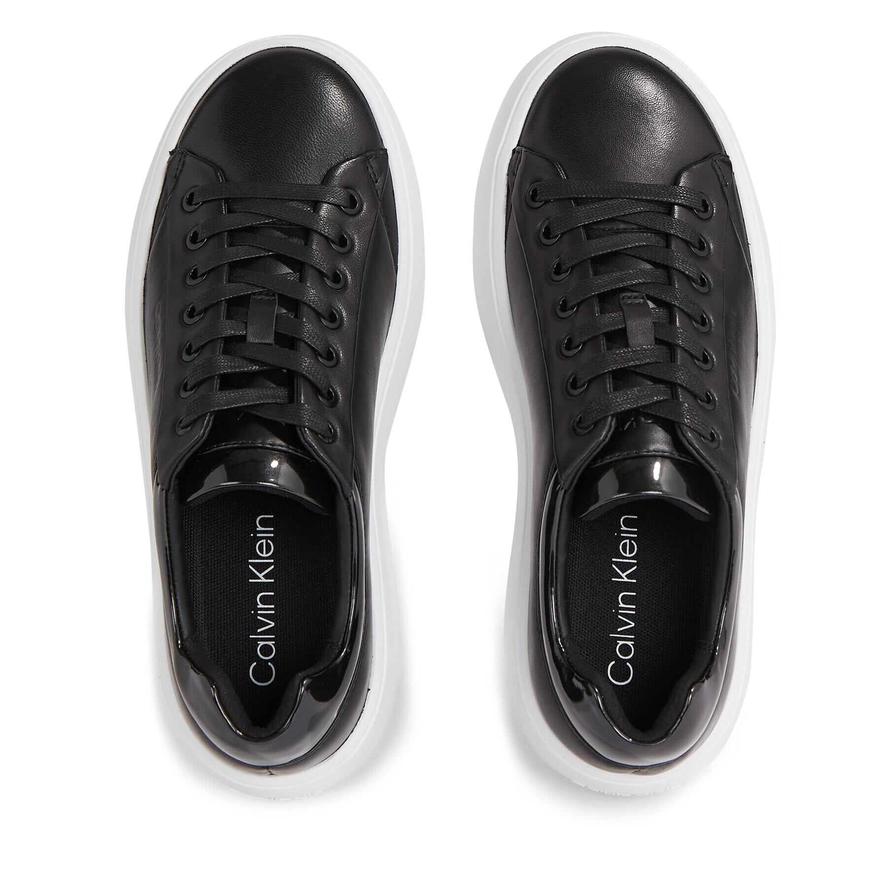 Calvin Klein Sneakersy Bubble Cupsole Lace Up HW0HW01659 Černá - Pepit.cz