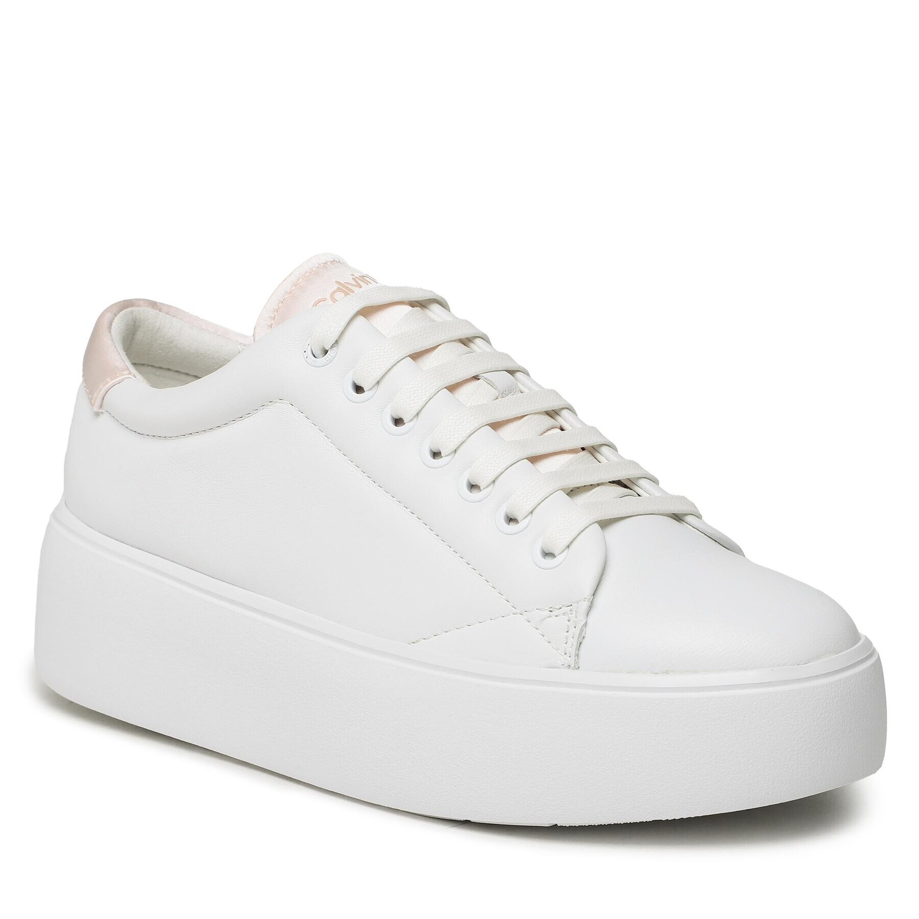 Calvin Klein Sneakersy Bubble Cupsole Lace Up HW0HW01778 Bílá - Pepit.cz