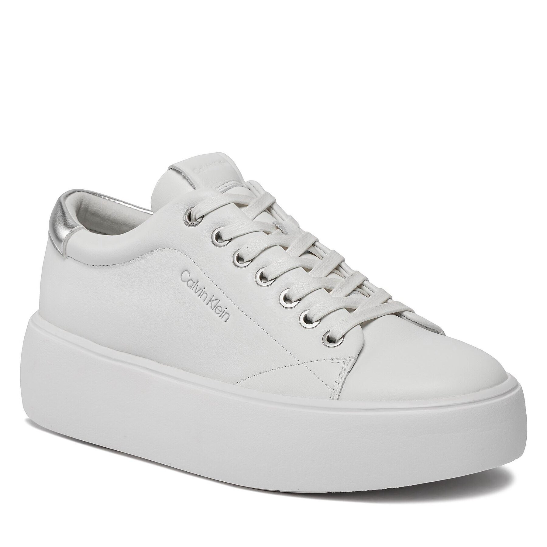 Calvin Klein Sneakersy Bubble Cupsole Lace Up HW0HW01861 Černá - Pepit.cz