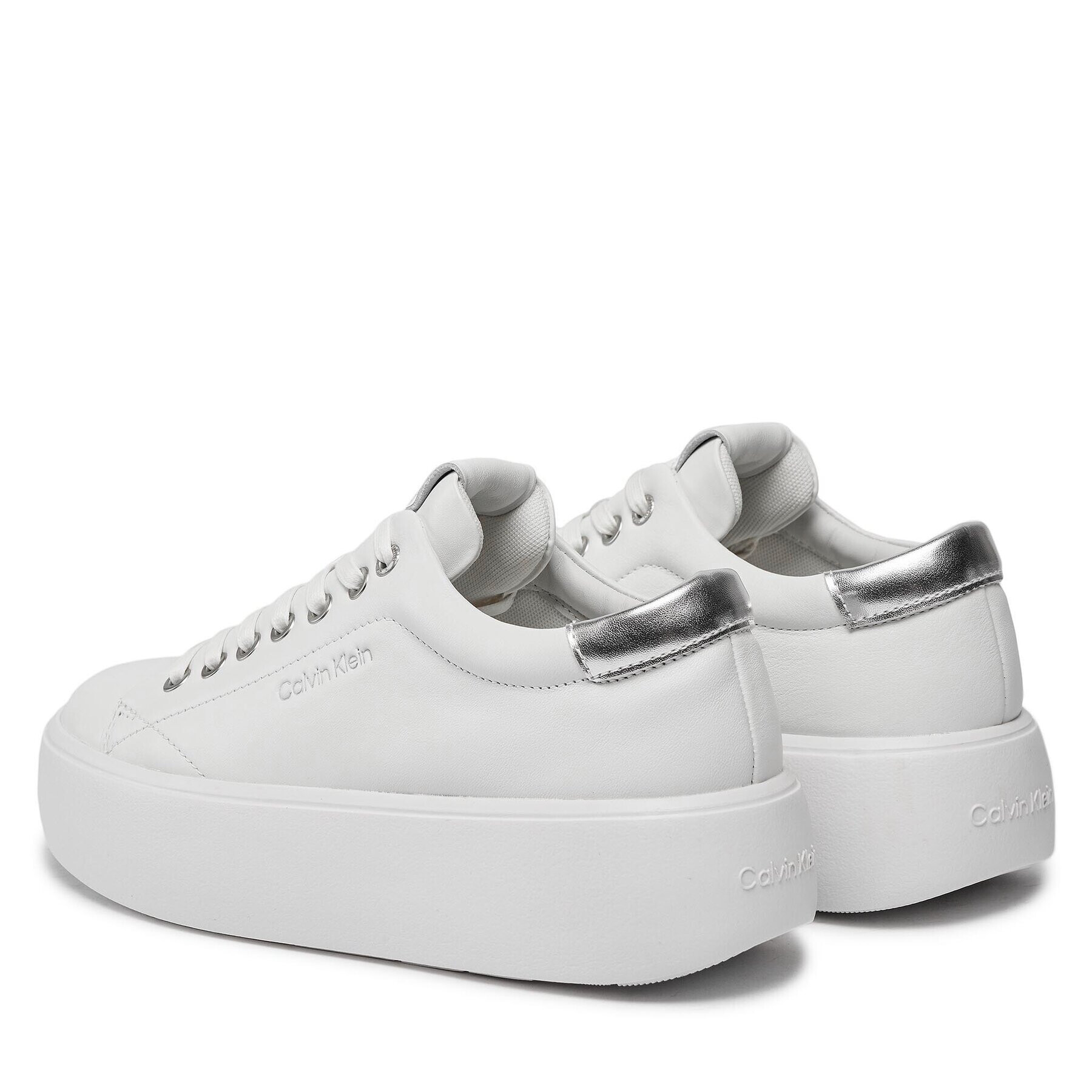 Calvin Klein Sneakersy Bubble Cupsole Lace Up HW0HW01861 Černá - Pepit.cz