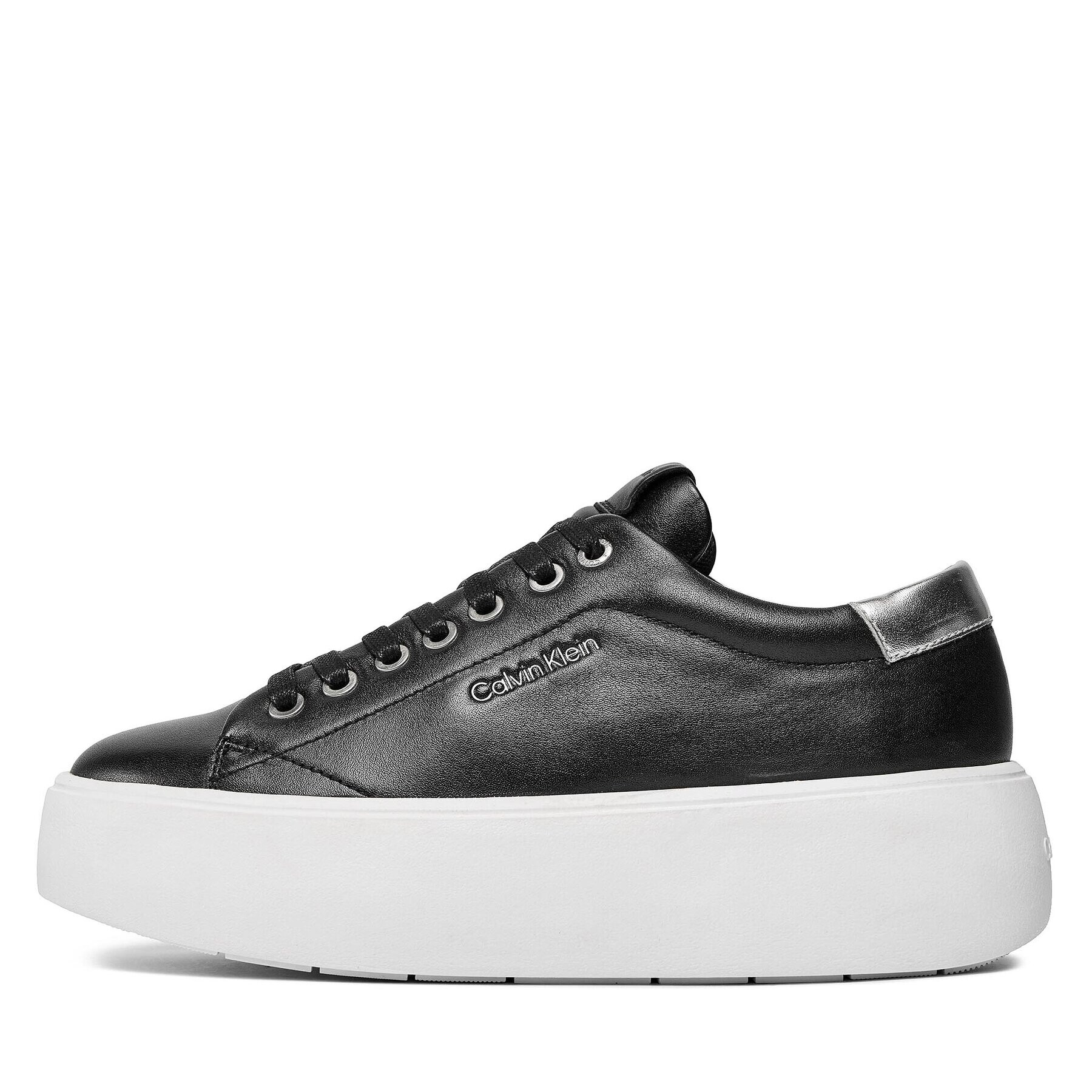 Calvin Klein Sneakersy Bubble Cupsole Lace Up HW0HW01861 Černá - Pepit.cz