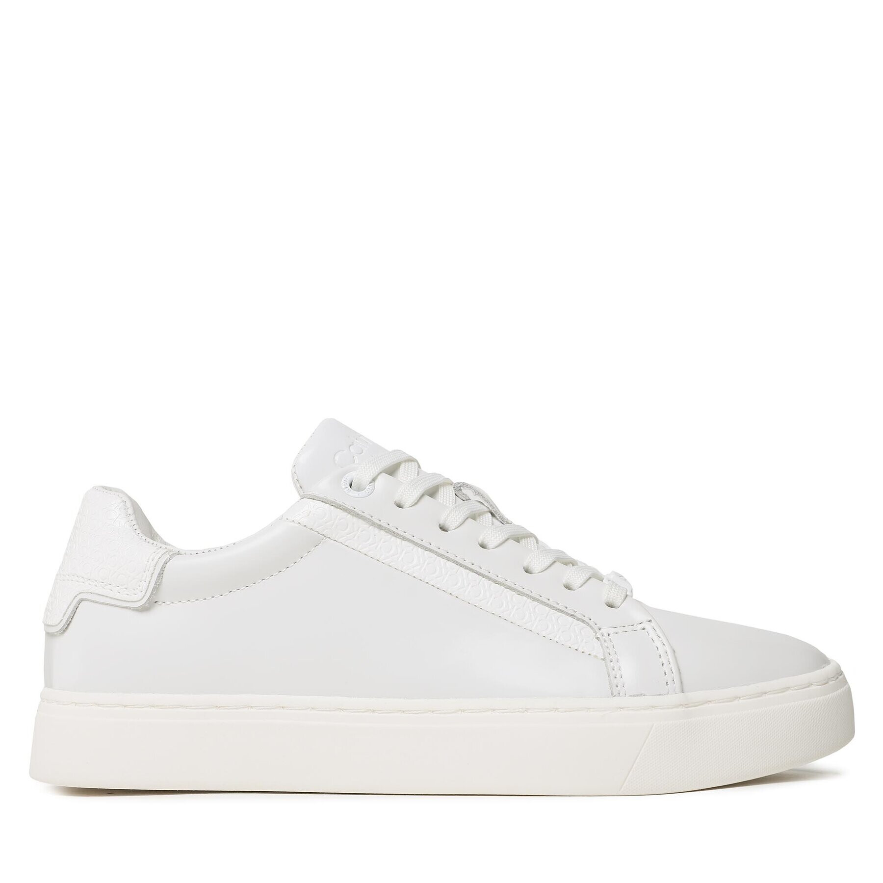 Calvin Klein Sneakersy Clean Cup Lace-Nano Mono Mix HW0HW01592 Bílá - Pepit.cz