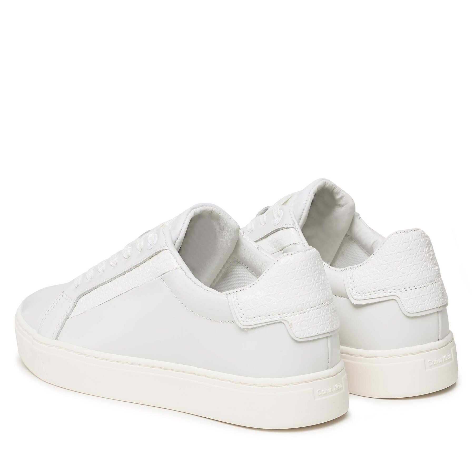 Calvin Klein Sneakersy Clean Cup Lace-Nano Mono Mix HW0HW01592 Bílá - Pepit.cz