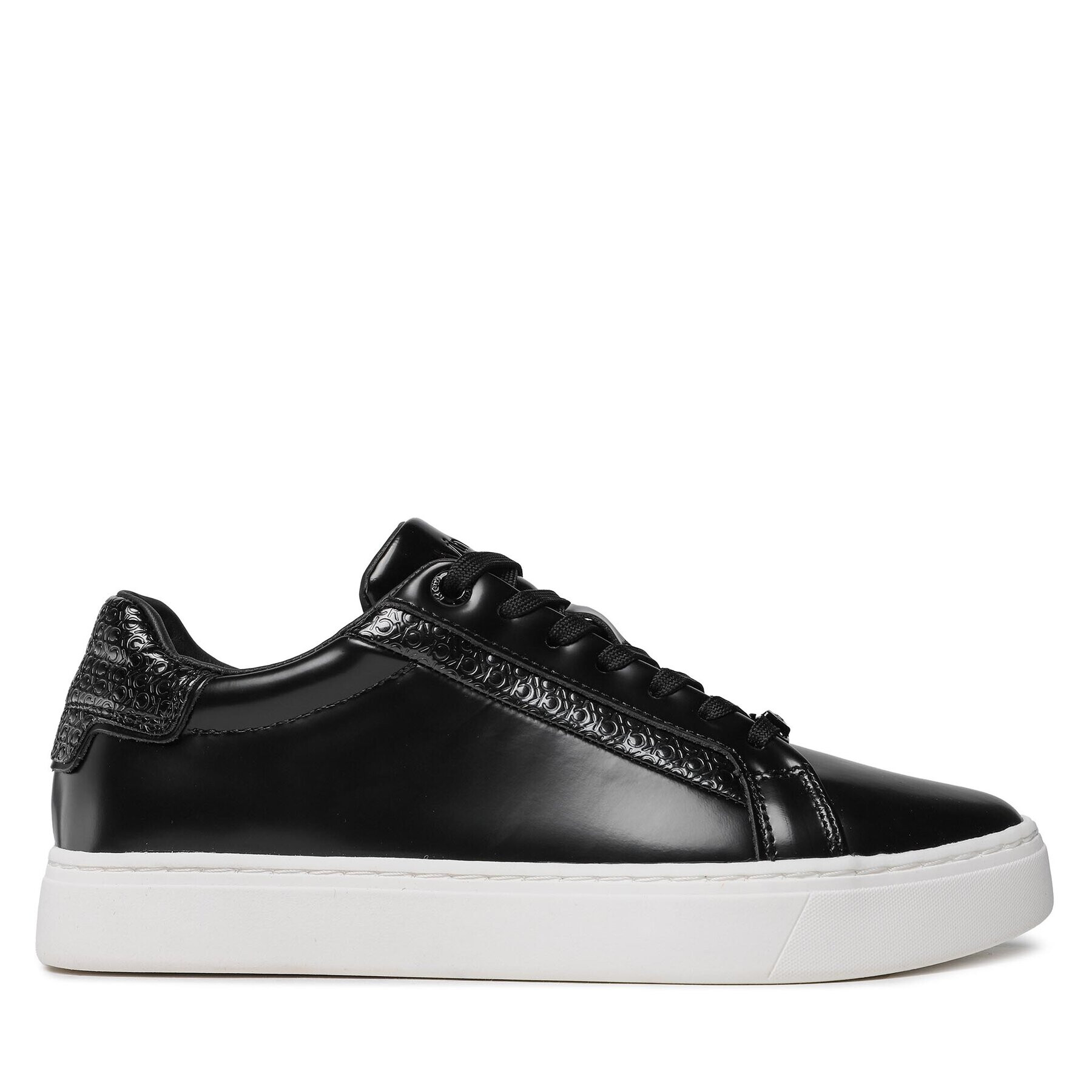 Calvin Klein Sneakersy Clean Cup Lace Up Nano Mono Mix HW0HW01592 Černá - Pepit.cz