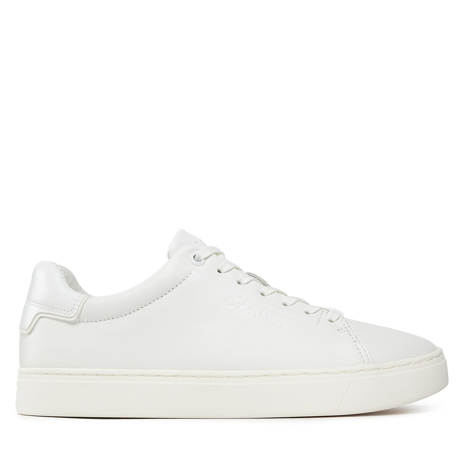 Calvin Klein Sneakersy Clean Cupsole Lace Up HW0HW01863 Bílá - Pepit.cz