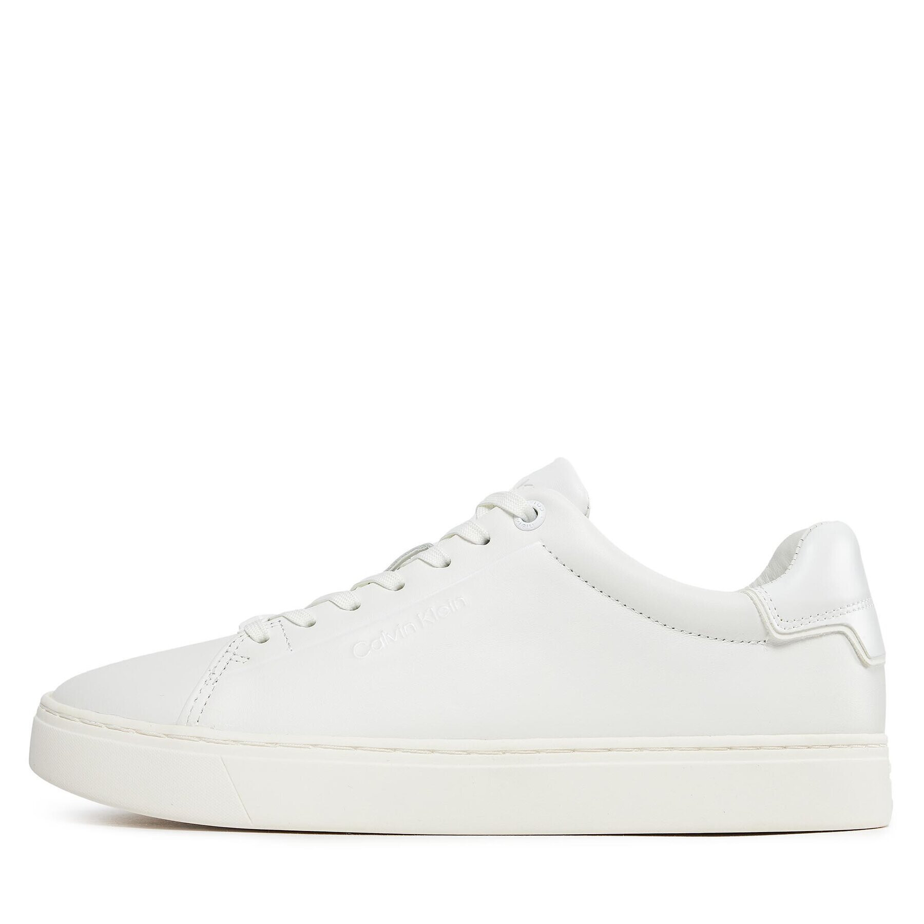 Calvin Klein Sneakersy Clean Cupsole Lace Up HW0HW01863 Bílá - Pepit.cz