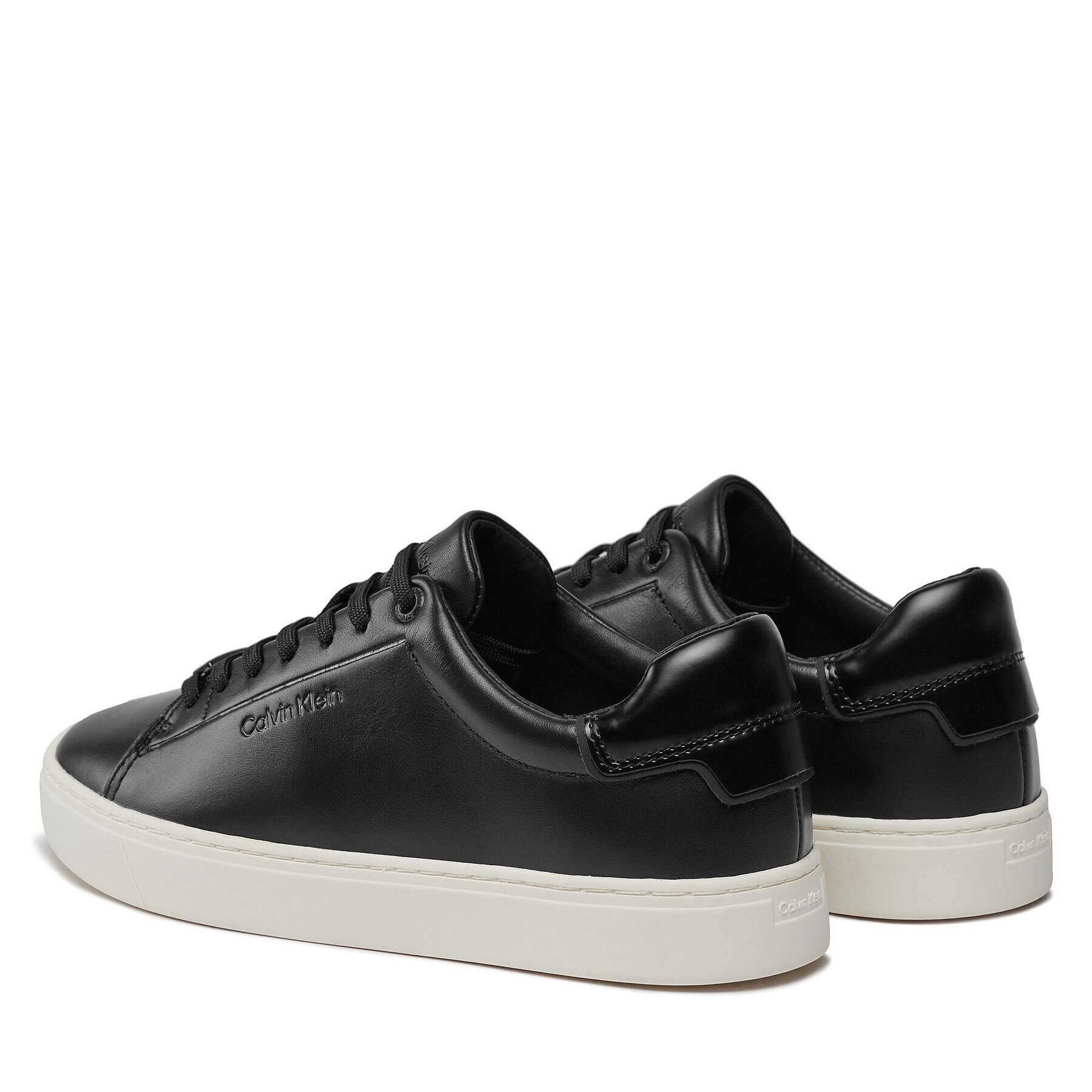 Calvin Klein Sneakersy Clean Cupsole Lace Up HW0HW01863 Černá - Pepit.cz