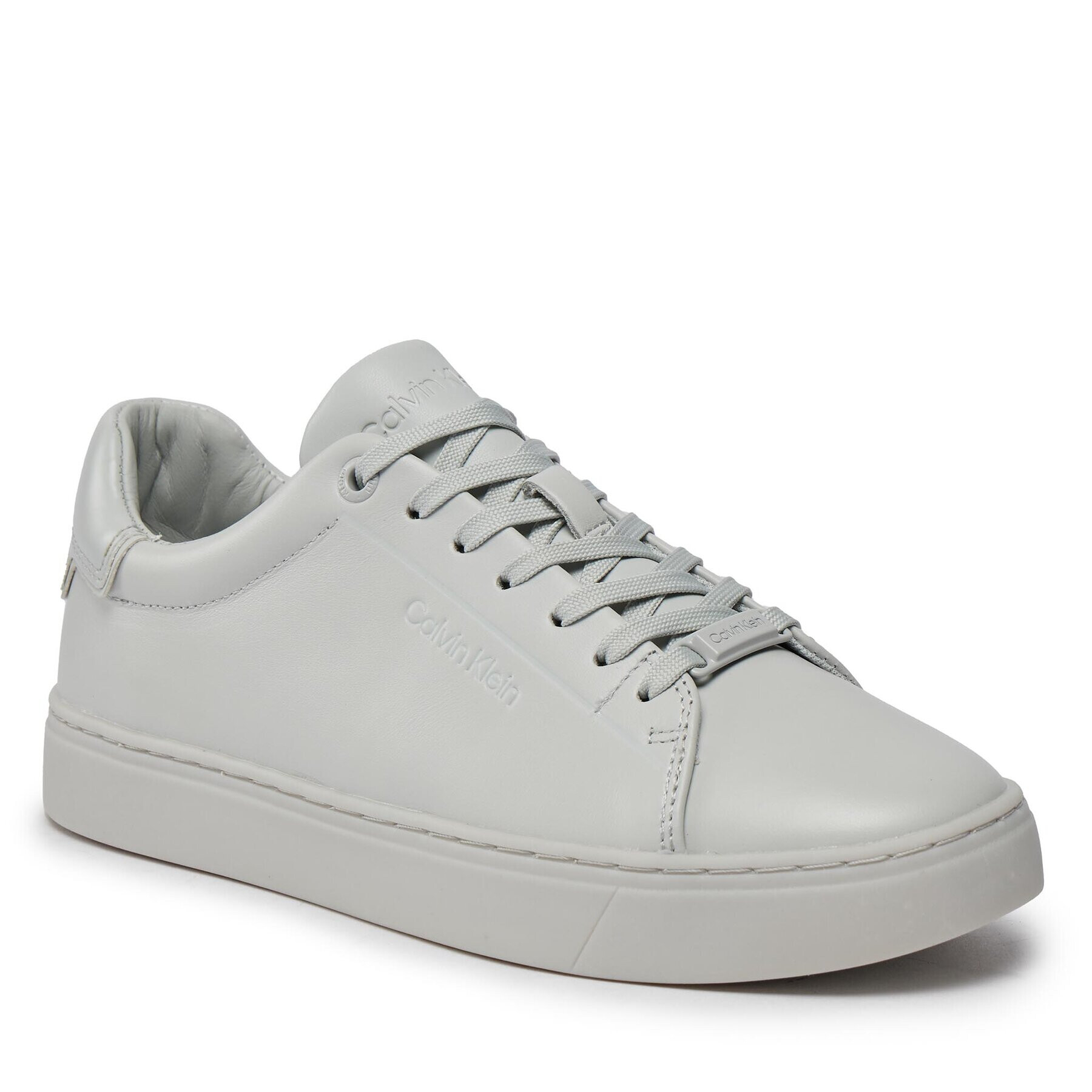 Calvin Klein Sneakersy Clean Cupsole Lace Up HW0HW01863 Šedá - Pepit.cz