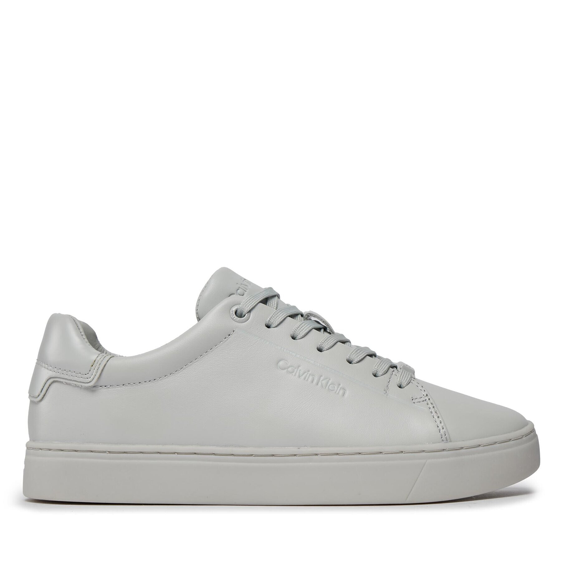 Calvin Klein Sneakersy Clean Cupsole Lace Up HW0HW01863 Šedá - Pepit.cz