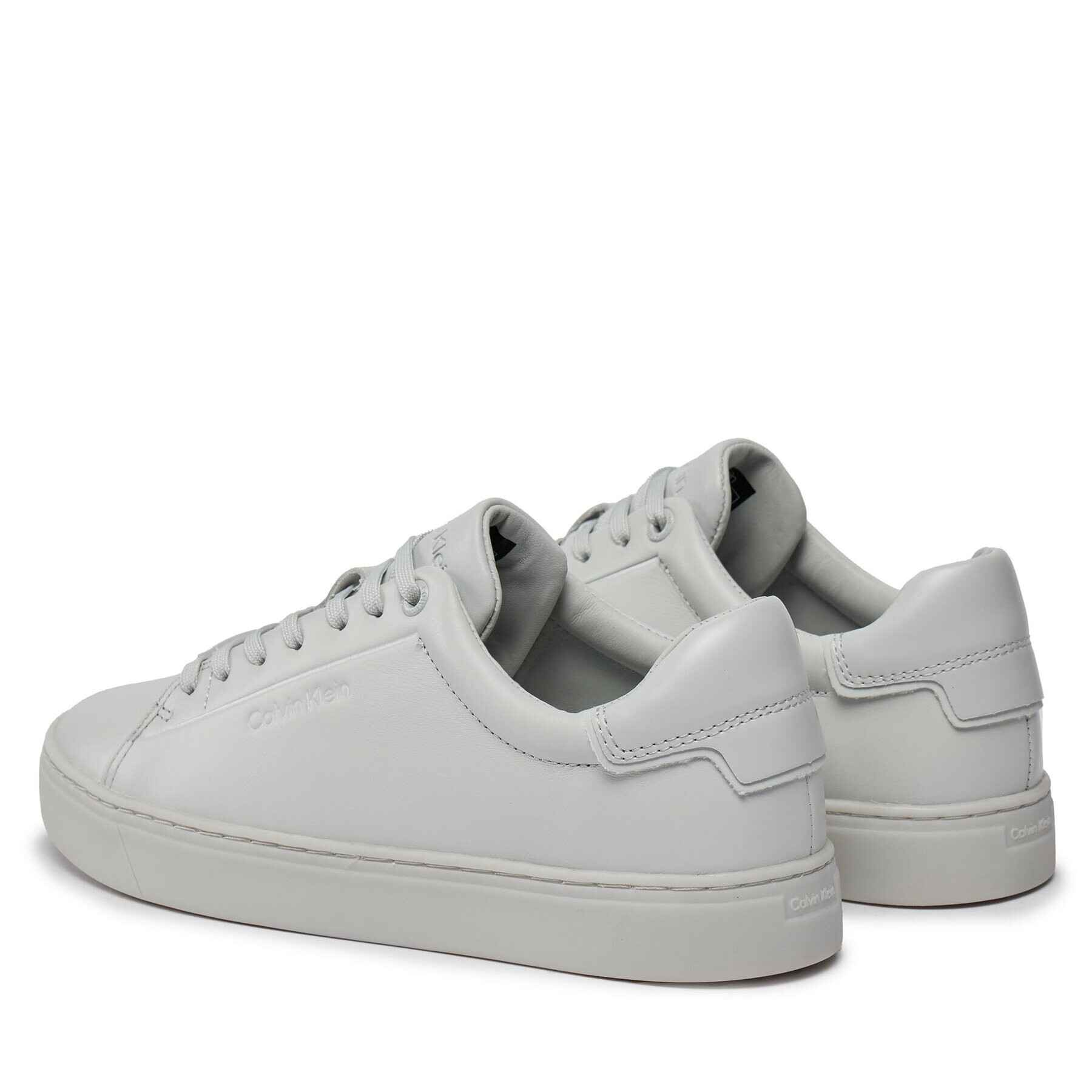 Calvin Klein Sneakersy Clean Cupsole Lace Up HW0HW01863 Šedá - Pepit.cz