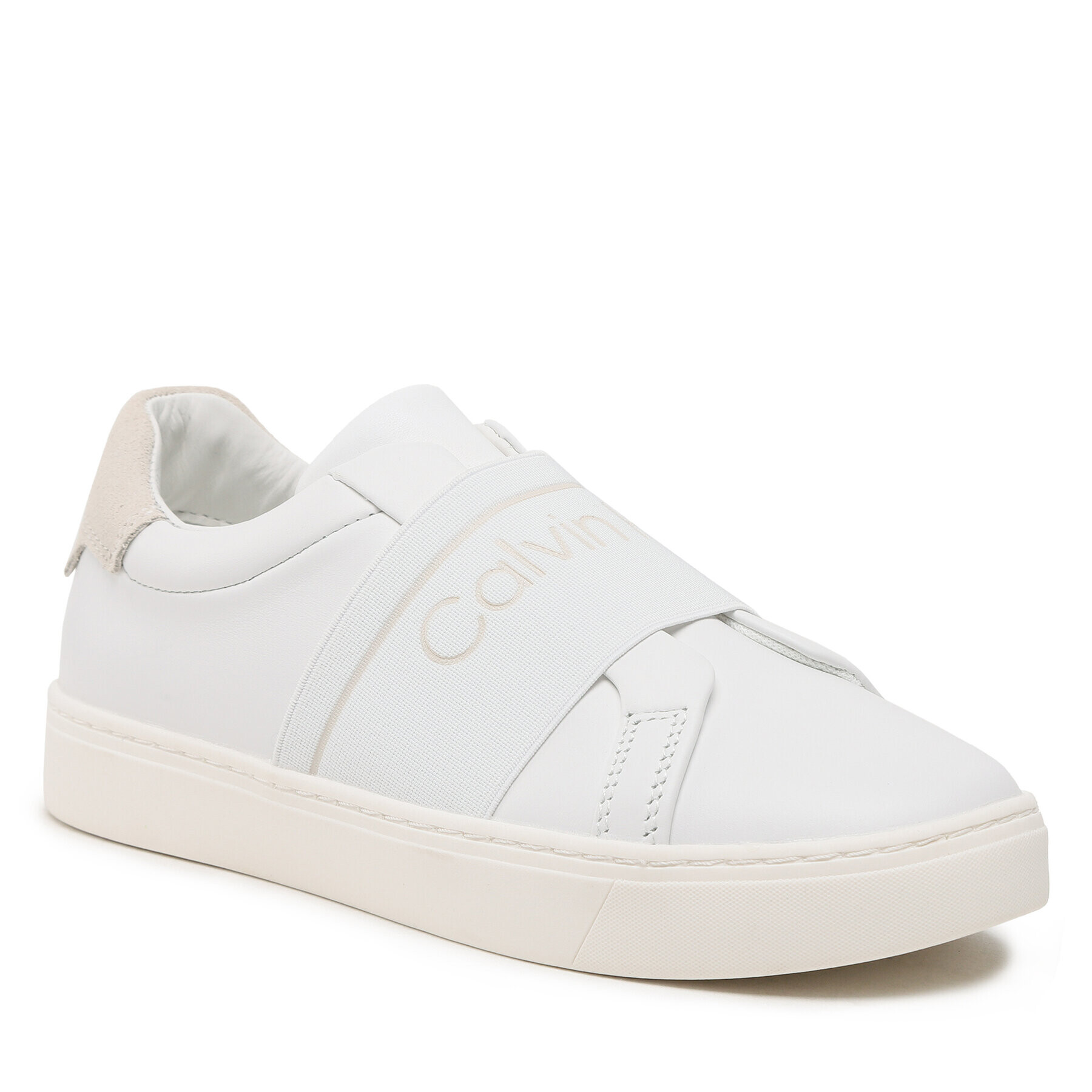 Calvin Klein Sneakersy Clean Cupsole Slip On - He HW0HW01416 Bílá - Pepit.cz