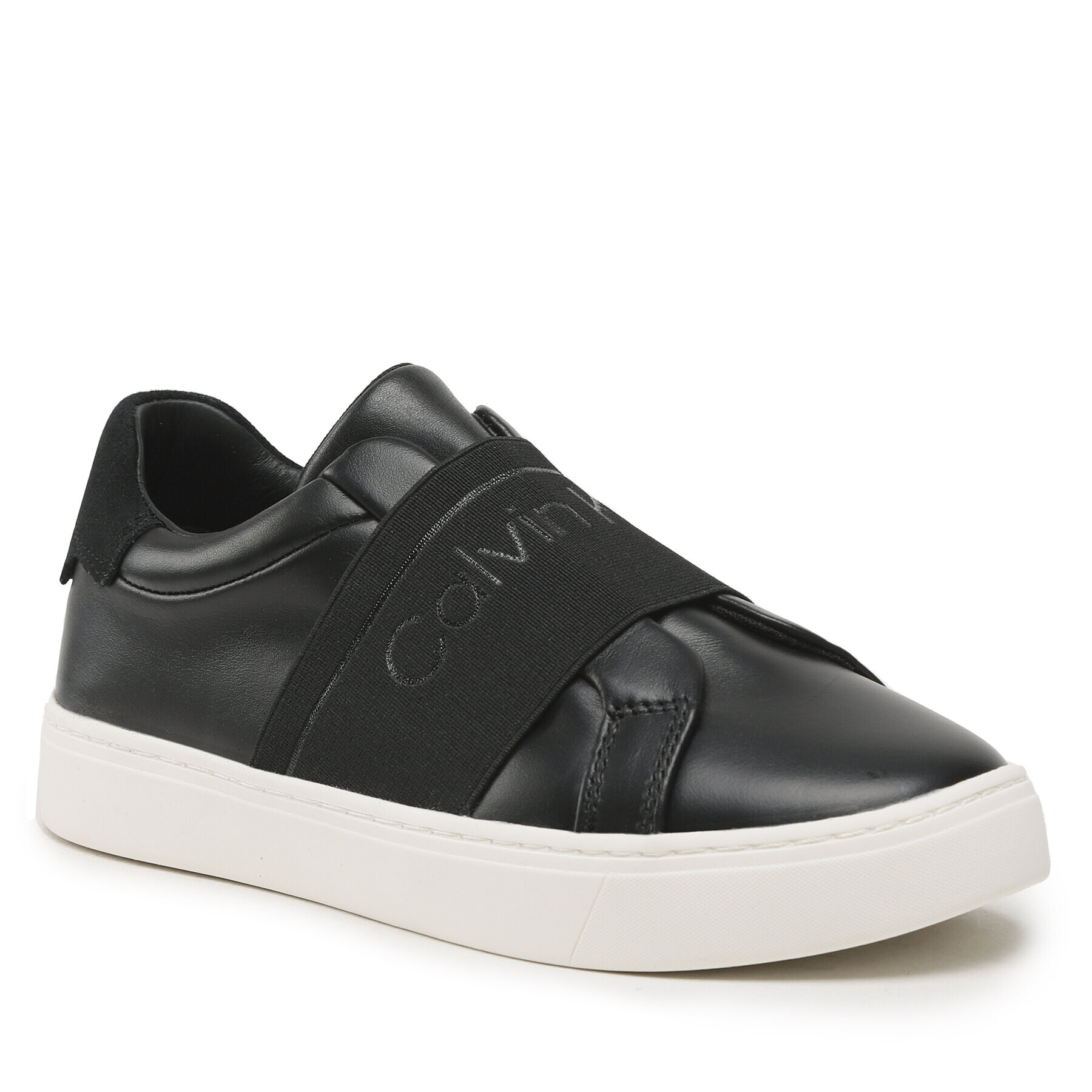 Calvin Klein Sneakersy Clean Cupsole Slip On HW0HW01416 Černá - Pepit.cz