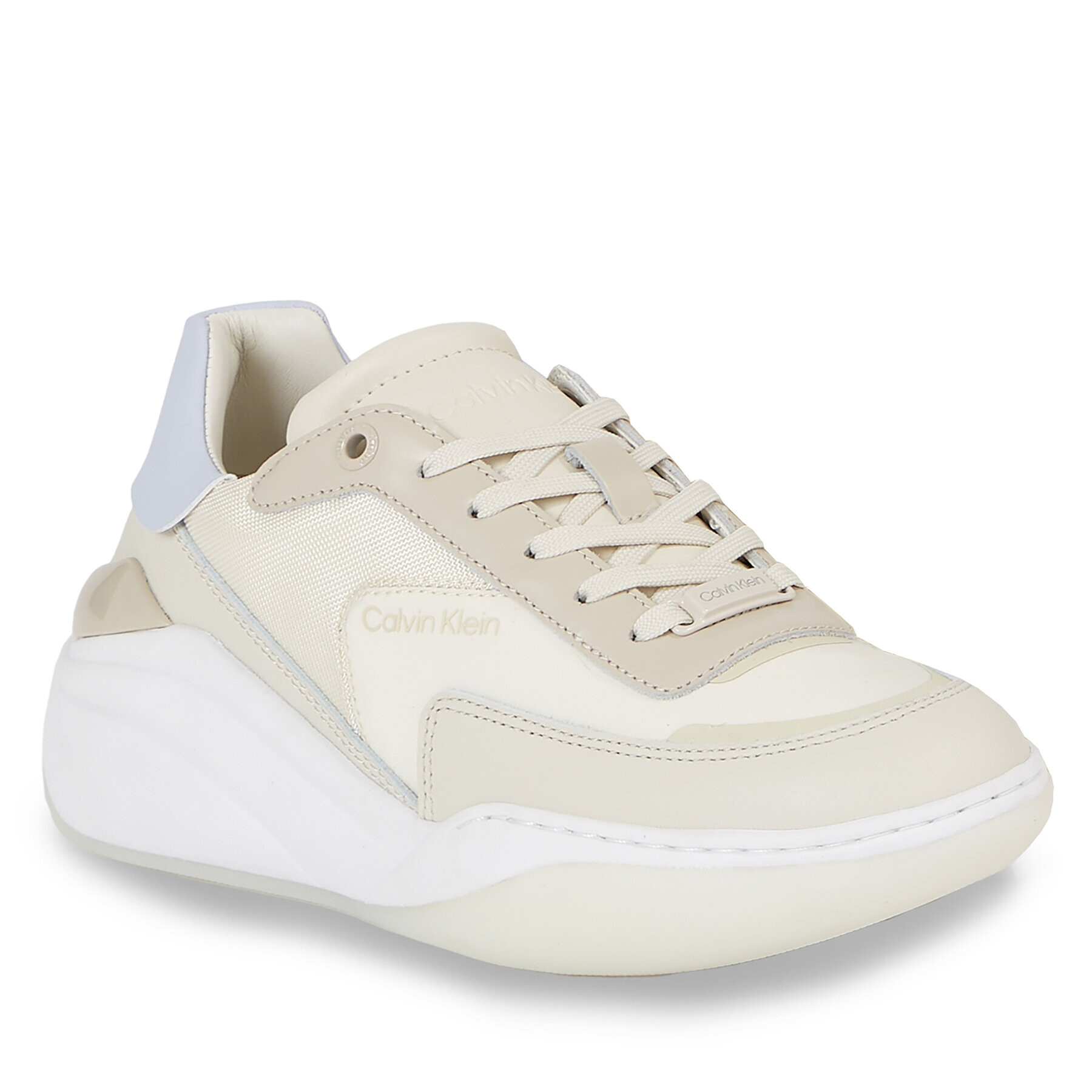 Calvin Klein Sneakersy Cloud Wedge Lace Up HW0HW01647 Šedá - Pepit.cz