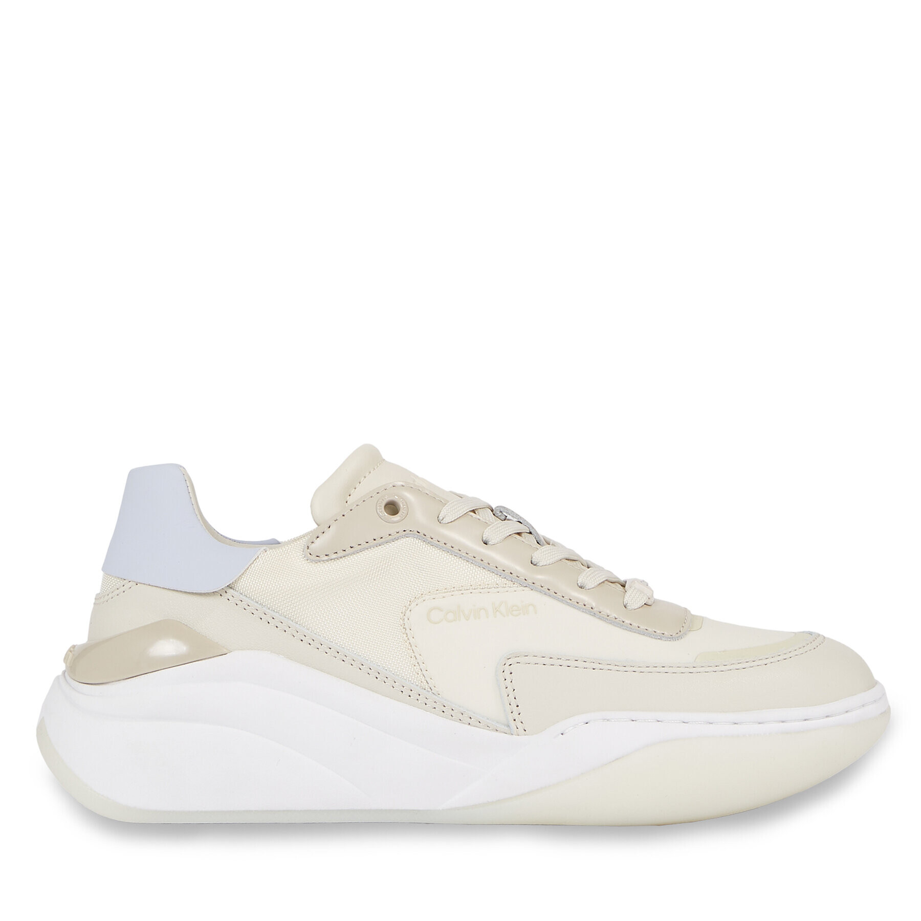 Calvin Klein Sneakersy Cloud Wedge Lace Up HW0HW01647 Šedá - Pepit.cz